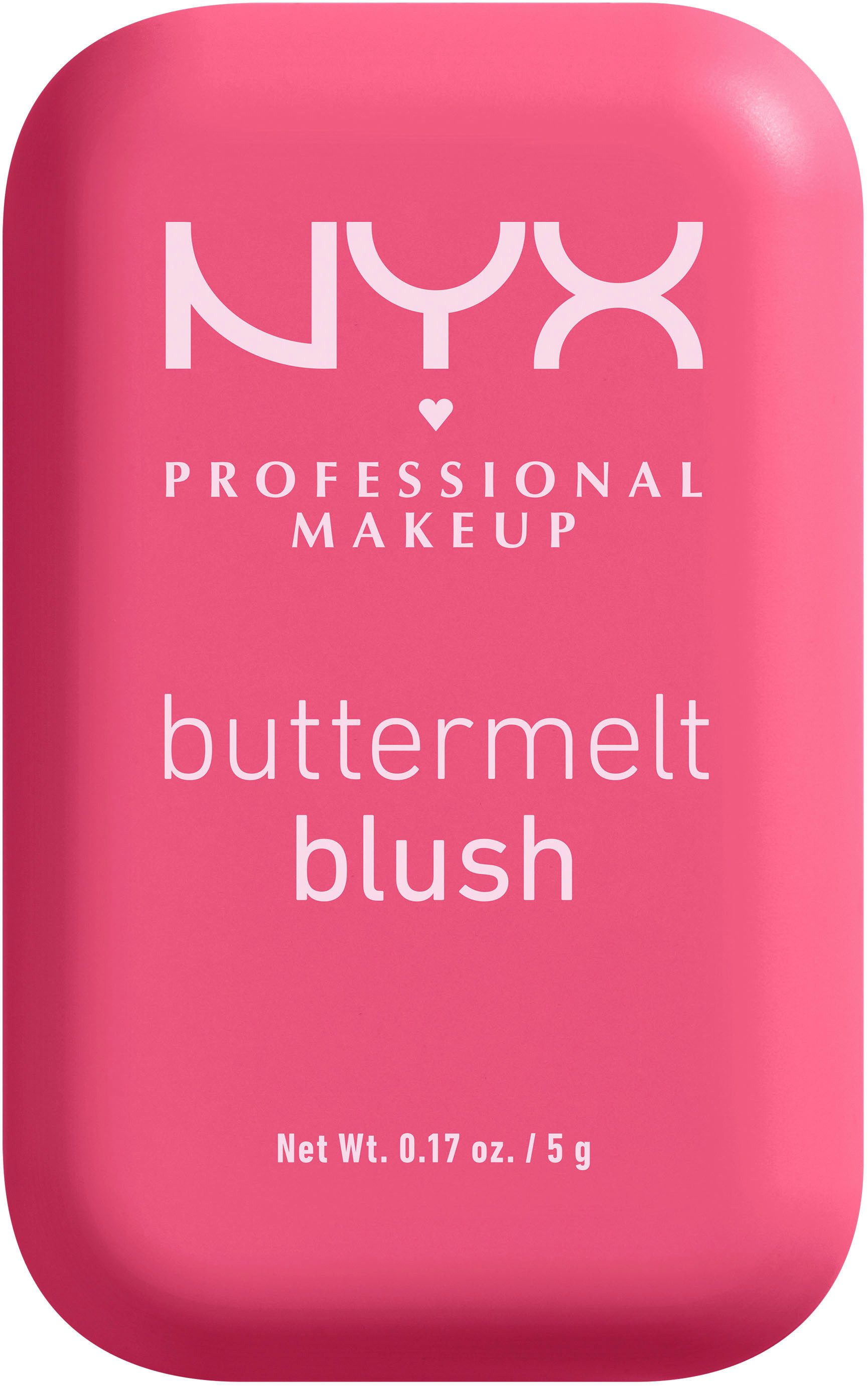 NYX Румяна Makeup Buttermelt Blush, Cremige, leichte Textur, variable Deckkraft, pflegende Formel.