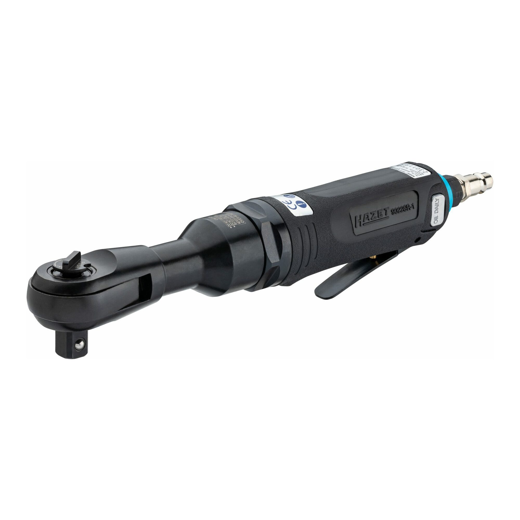 HAZET Druckluft-Schlagschrauber HAZET Schlag-Ratschenschrauber 9022SR-1 Vierkant massiv 12,5 mm (1/2 Z