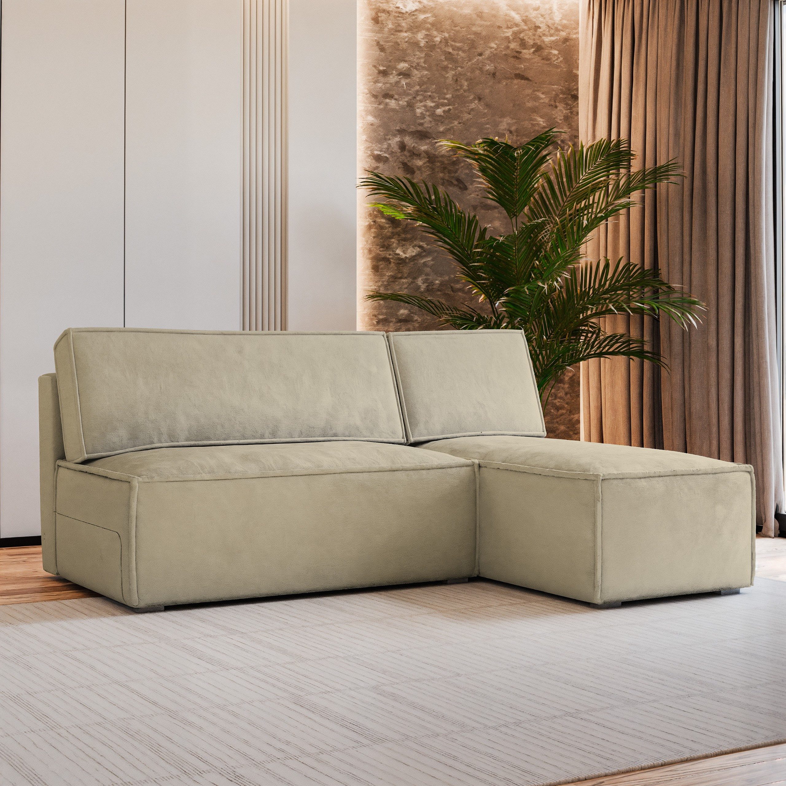 Masseno Ecksofa BRISO mit Schlaffunktion L-Form, günstig online kaufen