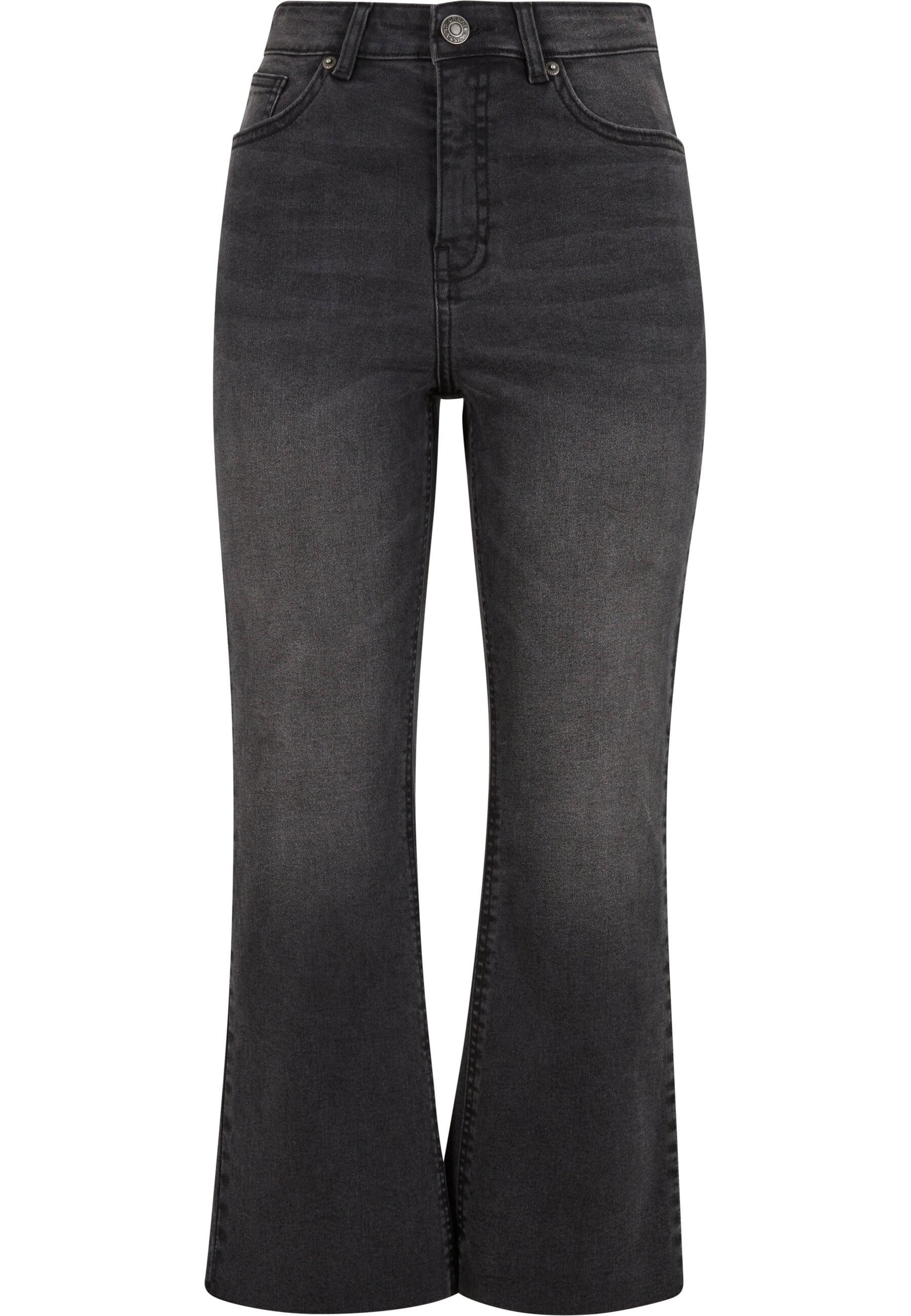 Bequeme Jeans Urban Classics Ladies Cropped Flared Denim Pants