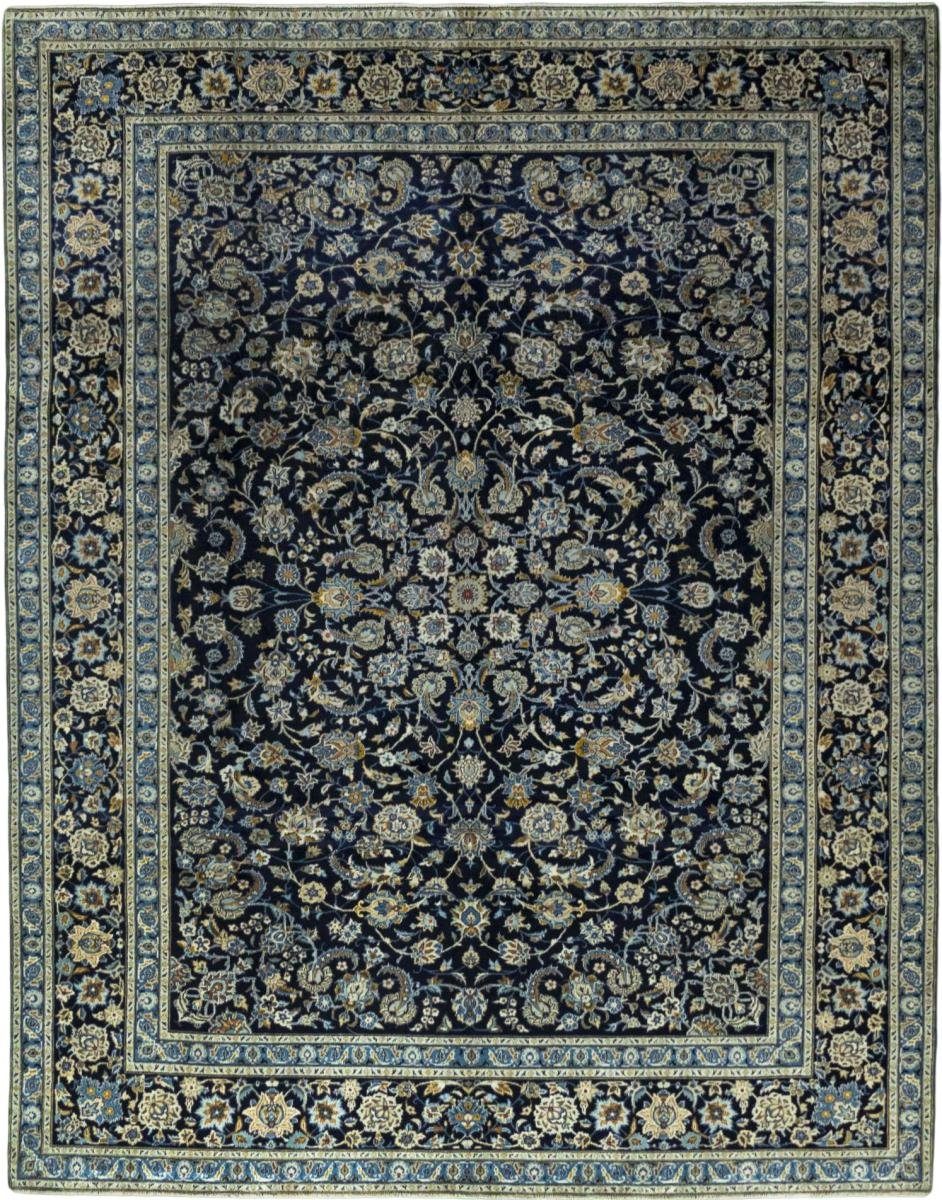 Orientteppich Keshan 306x396 Handgeknüpfter Orientteppich / Perserteppich, Nain Trading, rechteckig, Höhe: 8 mm