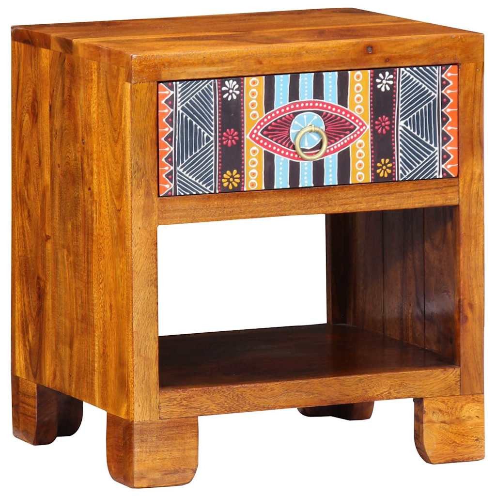 vidaXL Sideboard Sideboard Mehrfarbig 40 x 35 x 45 cm Massivholz (1 St)