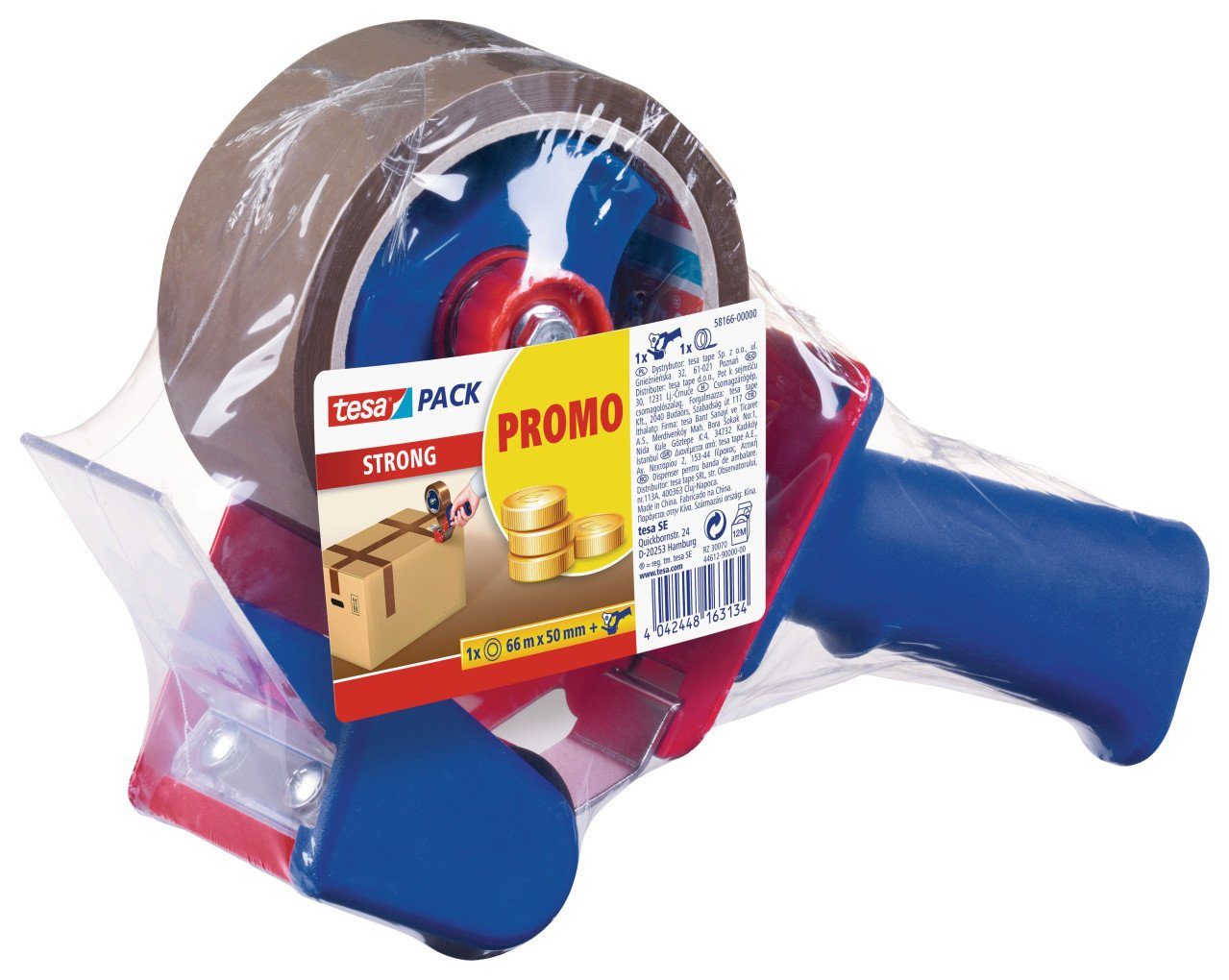 tesa Klebeband tesa Pack Strong 66 m x 50 mm, braun günstig online kaufen