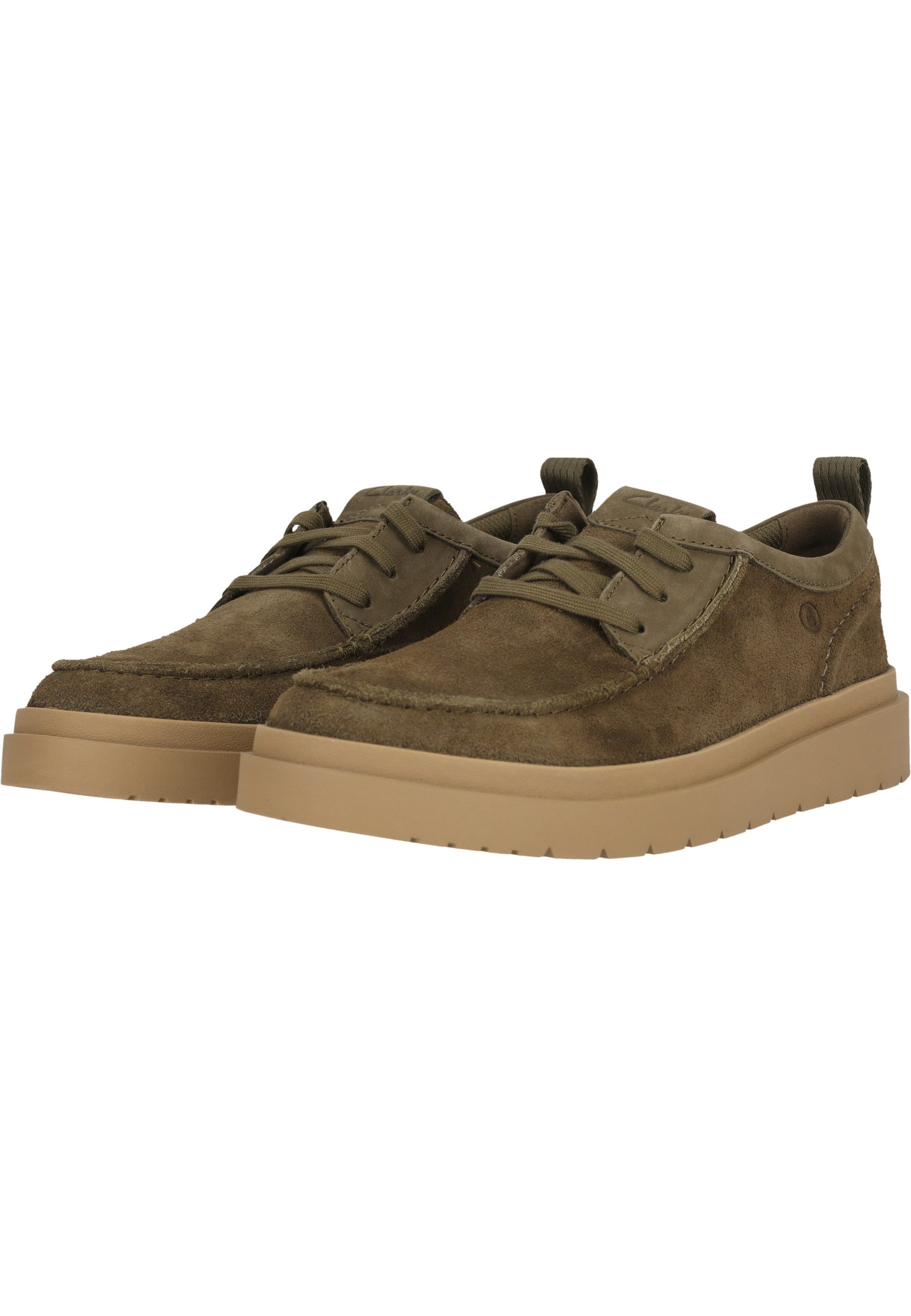 Clarks Polden Moc Schnürschuh mit ultraleichter Sohle