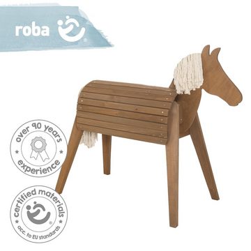 roba® Holzpferd Outdoor- & Voltigierpferd, Mähne und Schweif frisierbar