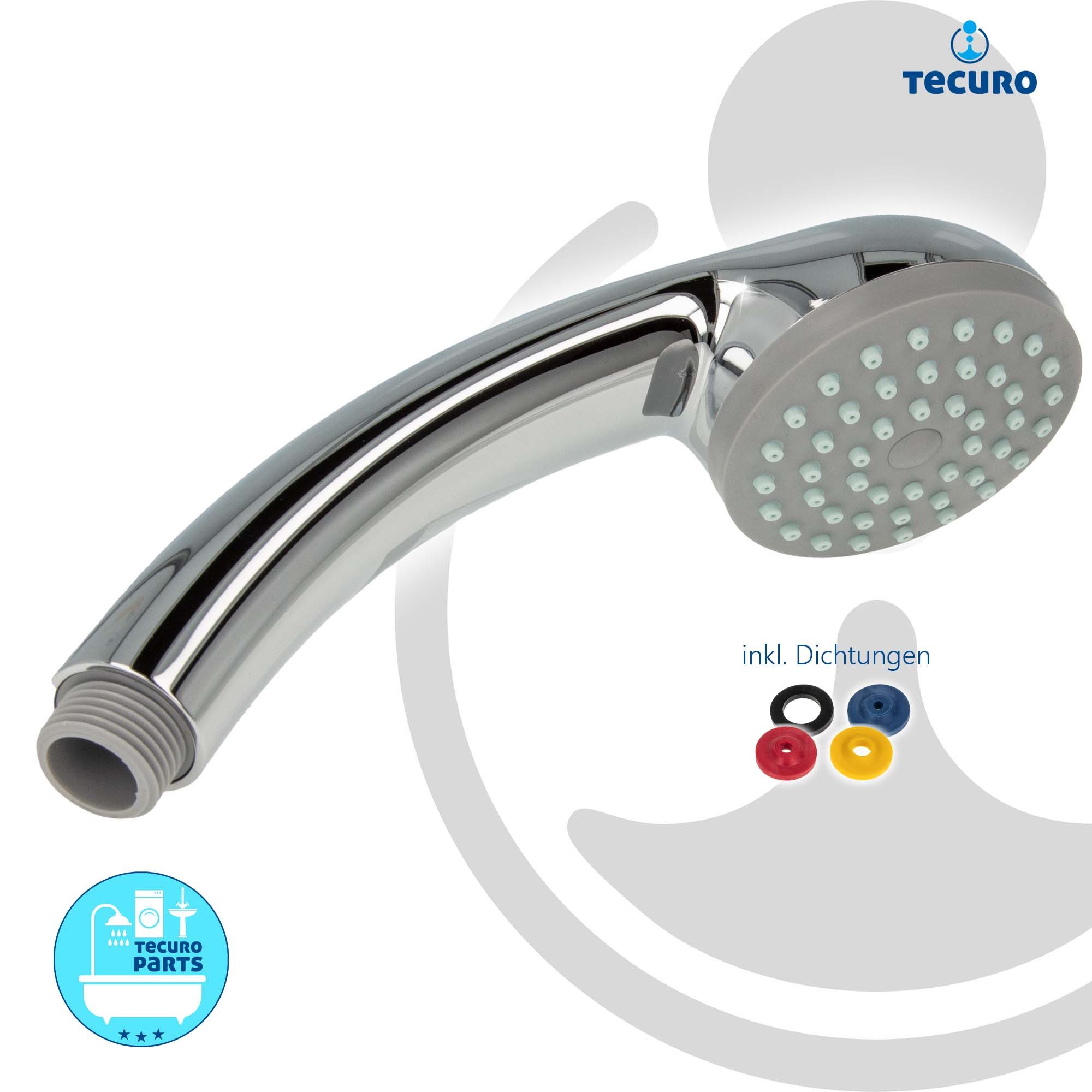 tecuro Duschbrause Handbrause ew-easy mit Brauseregen günstig online kaufen
