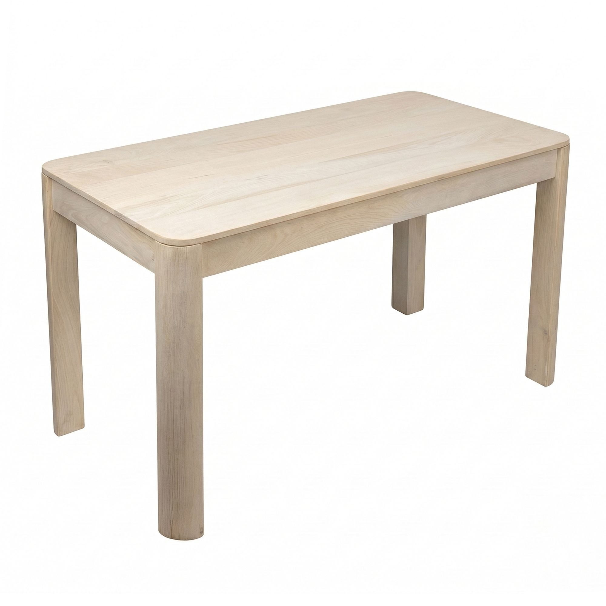 Wohnling Esstisch WL7.379 Esszimmertisch Küchentisch 6 Personen Holztisch Esszimmer (Natürliches Holzdesign mit klarer Form), Kompakte Tischlösung für kleine Essbereiche
