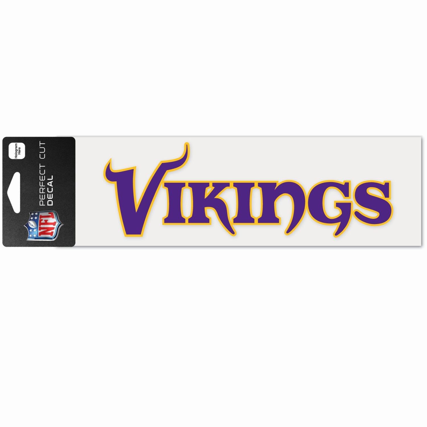 WinCraft Wanddekoobjekt NFL Perfect Cut Aufkleber 8x25cm Minnesota Vikings | Wandobjekte