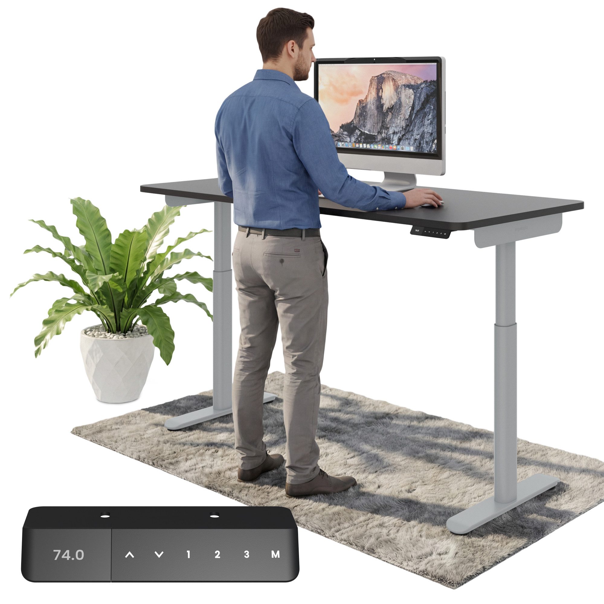 Ergotopia Schreibtisch Desktopia One (elektrisch höhenverstellbarer Schreibtisch)