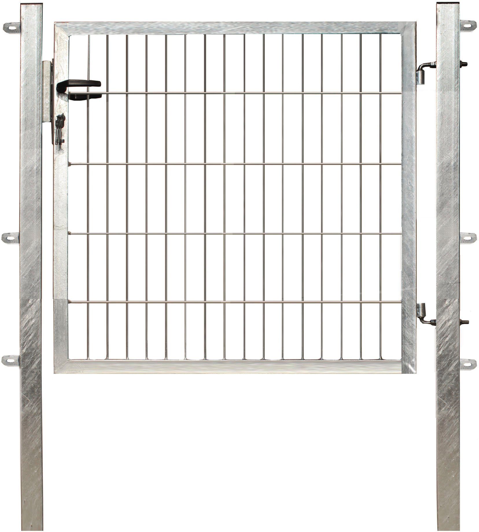 GARDEN 'N' MORE Zauneinzeltür Einzeltor Excellent, (Set), 103 cm hoch, feuerverzinkt