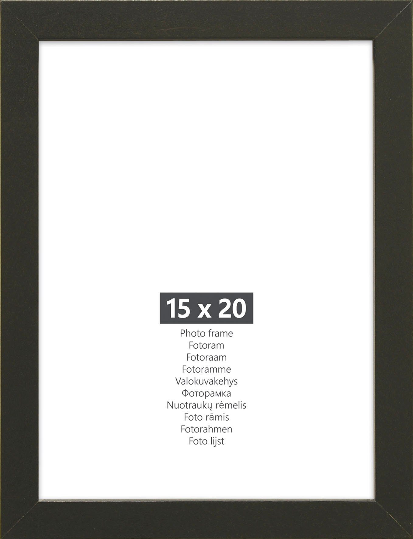 4x 2x A5) + 10x15 + Bilderrahmen 15x20 (DIN + 10er, cm (Set, (DIN 10 2x 2x 21x30 andas 13x18 A4) St), Schwarz Bilderrahmen-Set