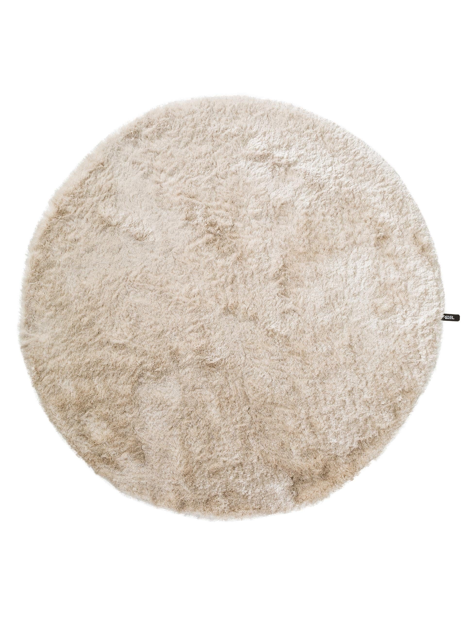 benuta Teppich Whisper, rund, Höhe: 31 mm, Hochflorteppich Wohnzimmer, Schl günstig online kaufen