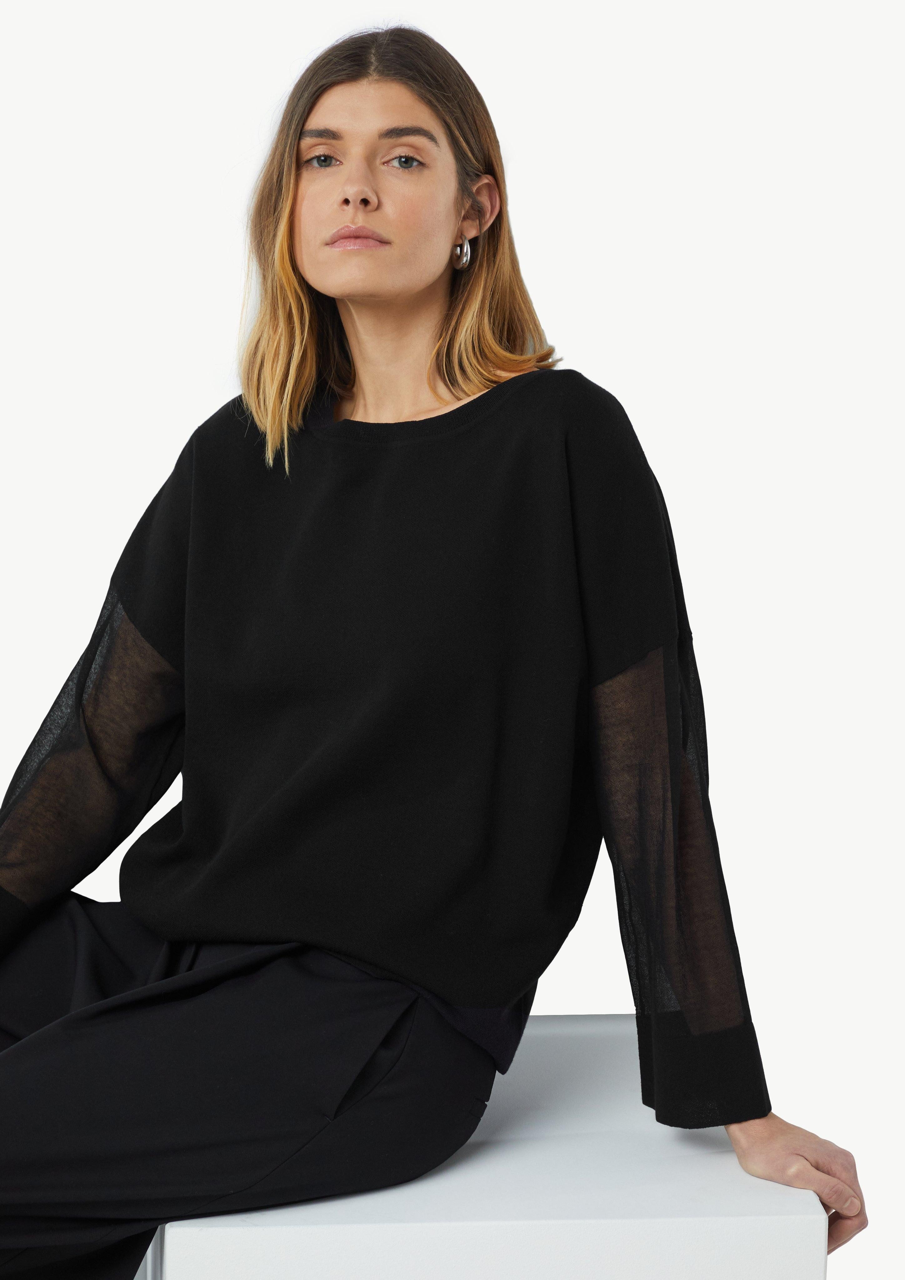 Comma Langarmshirt Leichter Strickpullover im Relaxed günstig online kaufen