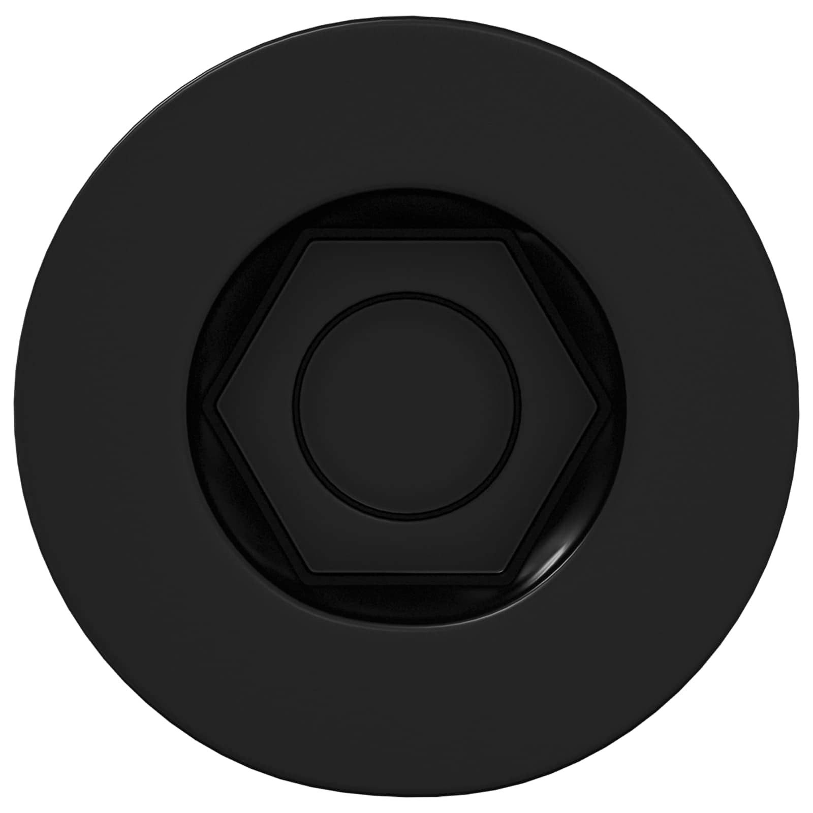 vidaXL Schraube Steckkappen-Schraube 2 Stk. Schwarz 7 x 40 mm Eisen, (2 St)