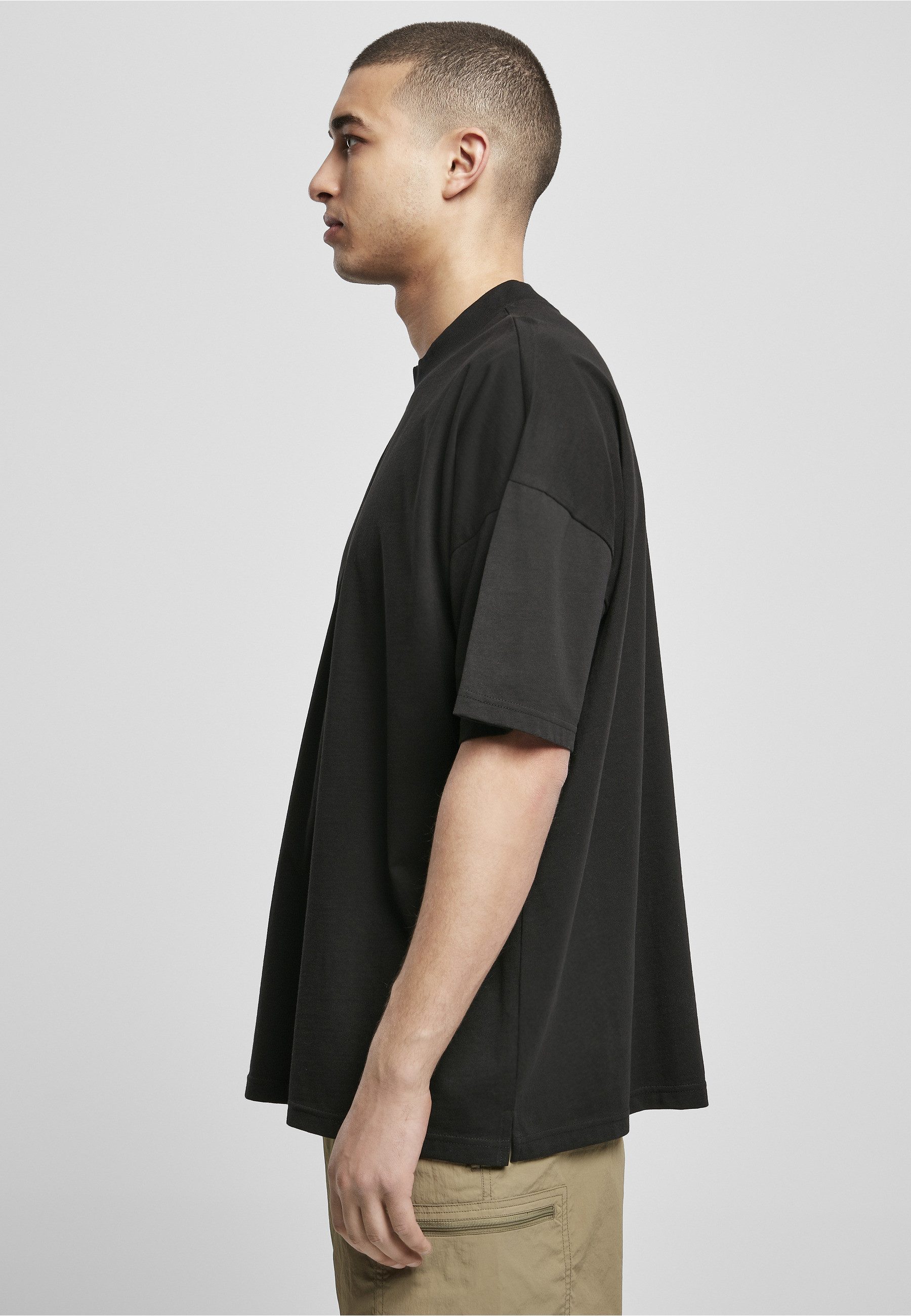 URBAN CLASSICS T-Shirt Urban Classics Herren Oversized Mock Neck Tee (1-tlg)