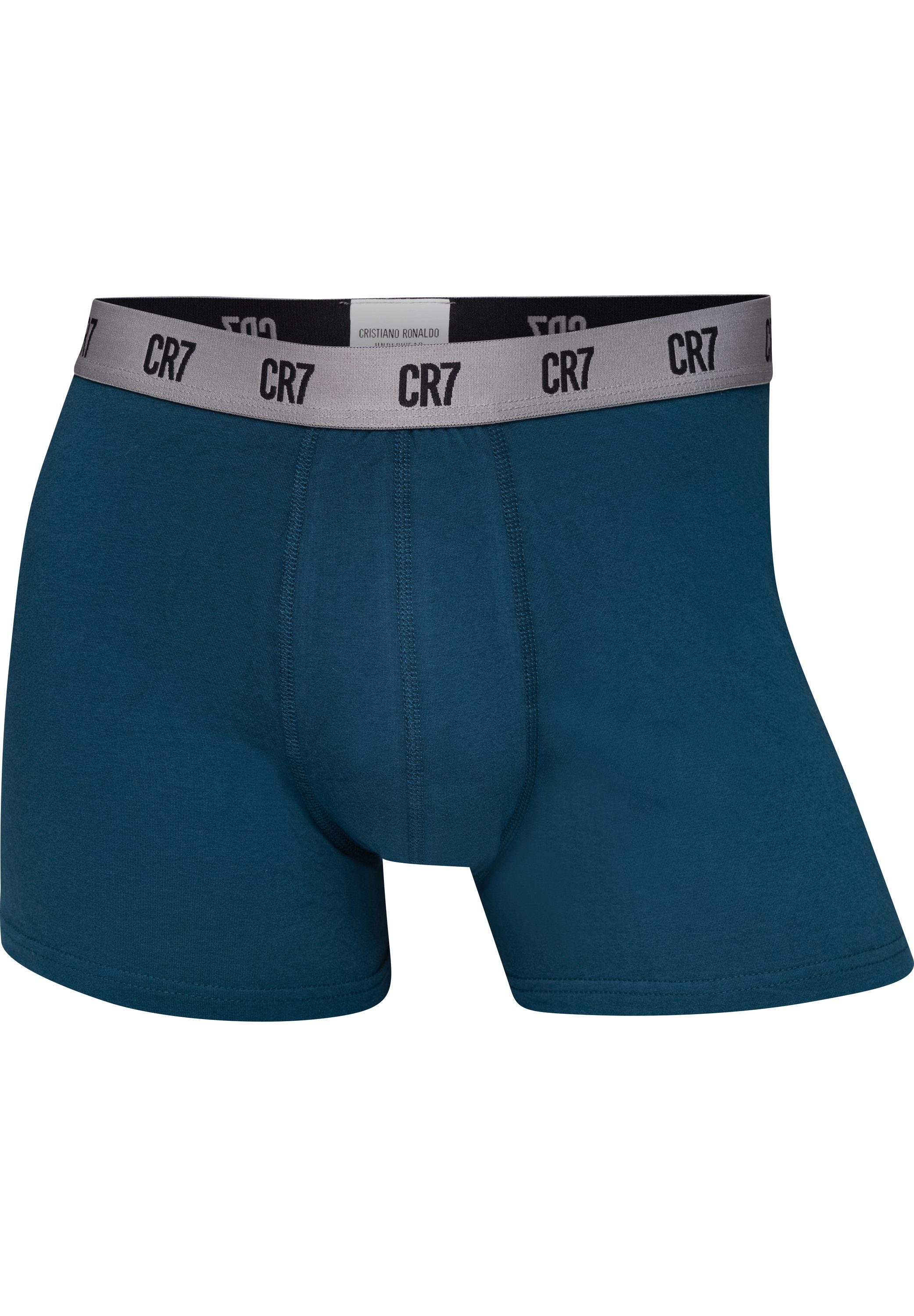(3-St) CR7 Bio-Baumwolle Organic Basic zertifizierte 3-Pack Boxershorts Trunk mehrfarbig3 GOTS
