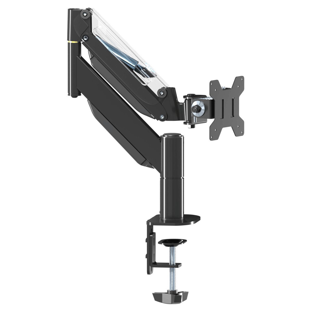 LMG Germany Monitor-Halterung Monitorhalterung, 1 Monitor bis 49 Zoll, max. 21 kg, frei beweglich, (bis 49 Zoll, Hohe Tragkraft, für Curved & Flat, robust, ideal fürs Gaming)