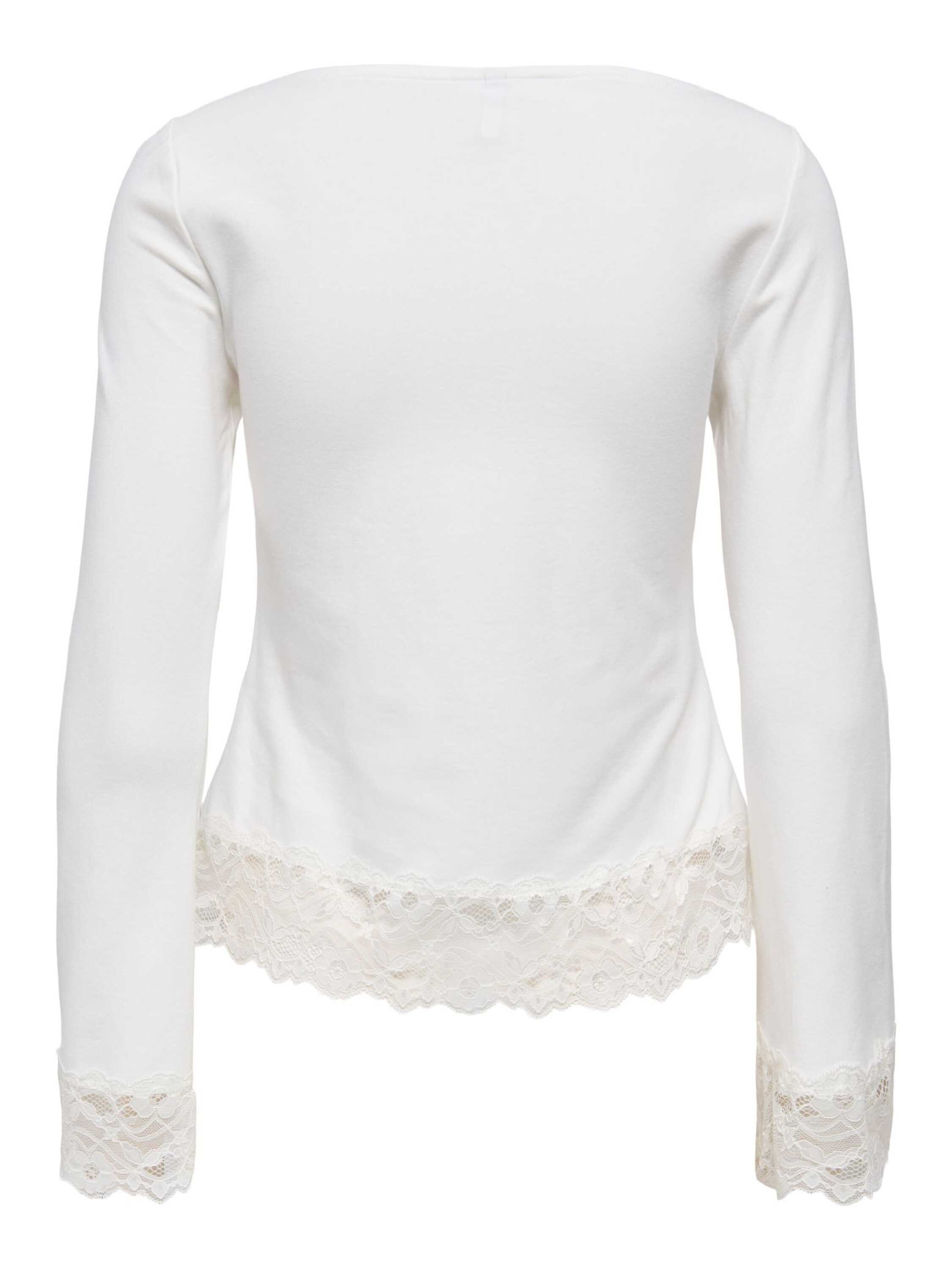 ONLY Langarmshirt ONLLive Love (1-tlg) Spitze