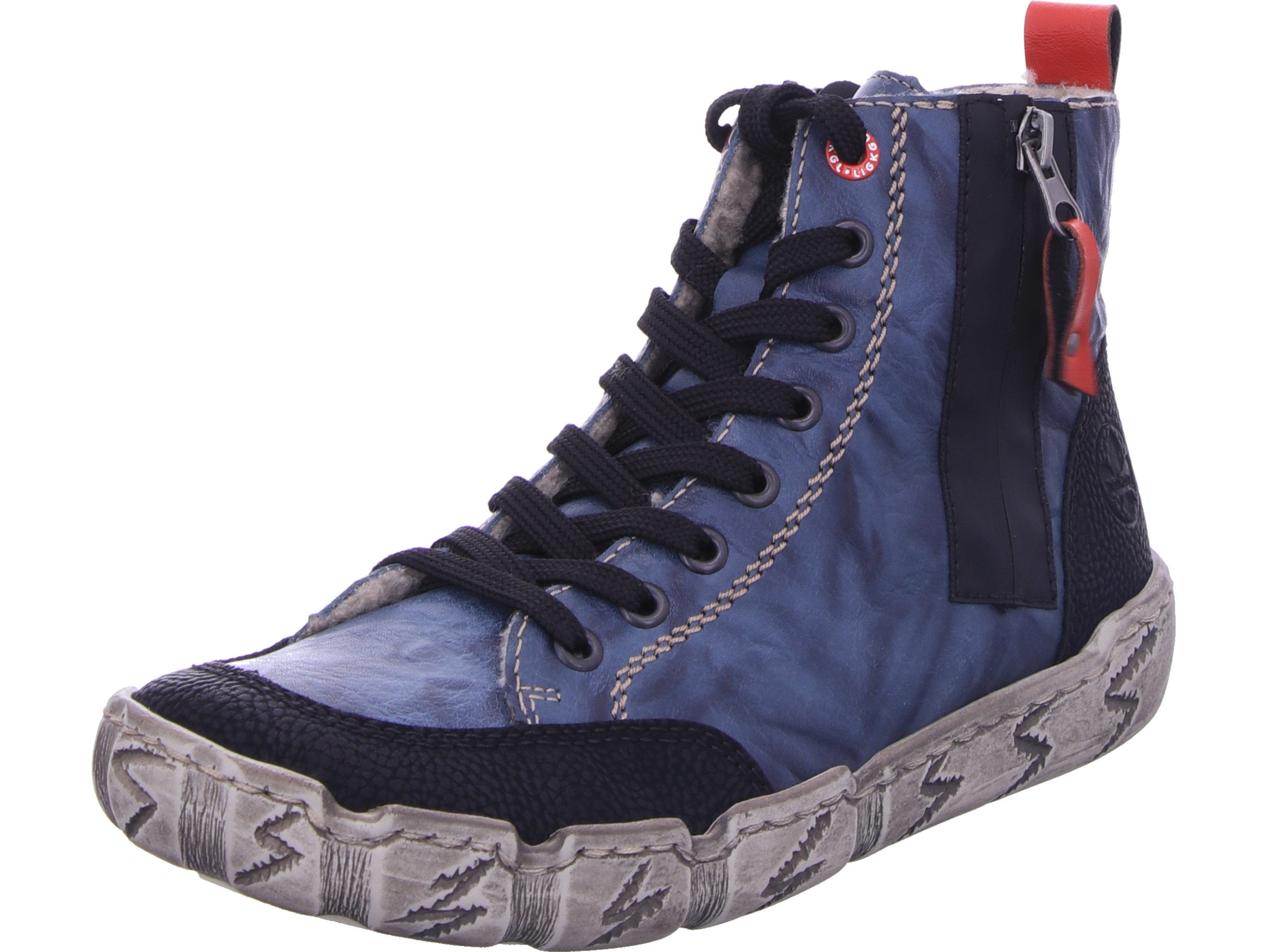 Rieker Schnürboots echtes Leder