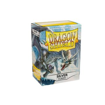 Dragon Shield Spiel, ART10008 - Silber (100), Schutzhülle für Karten