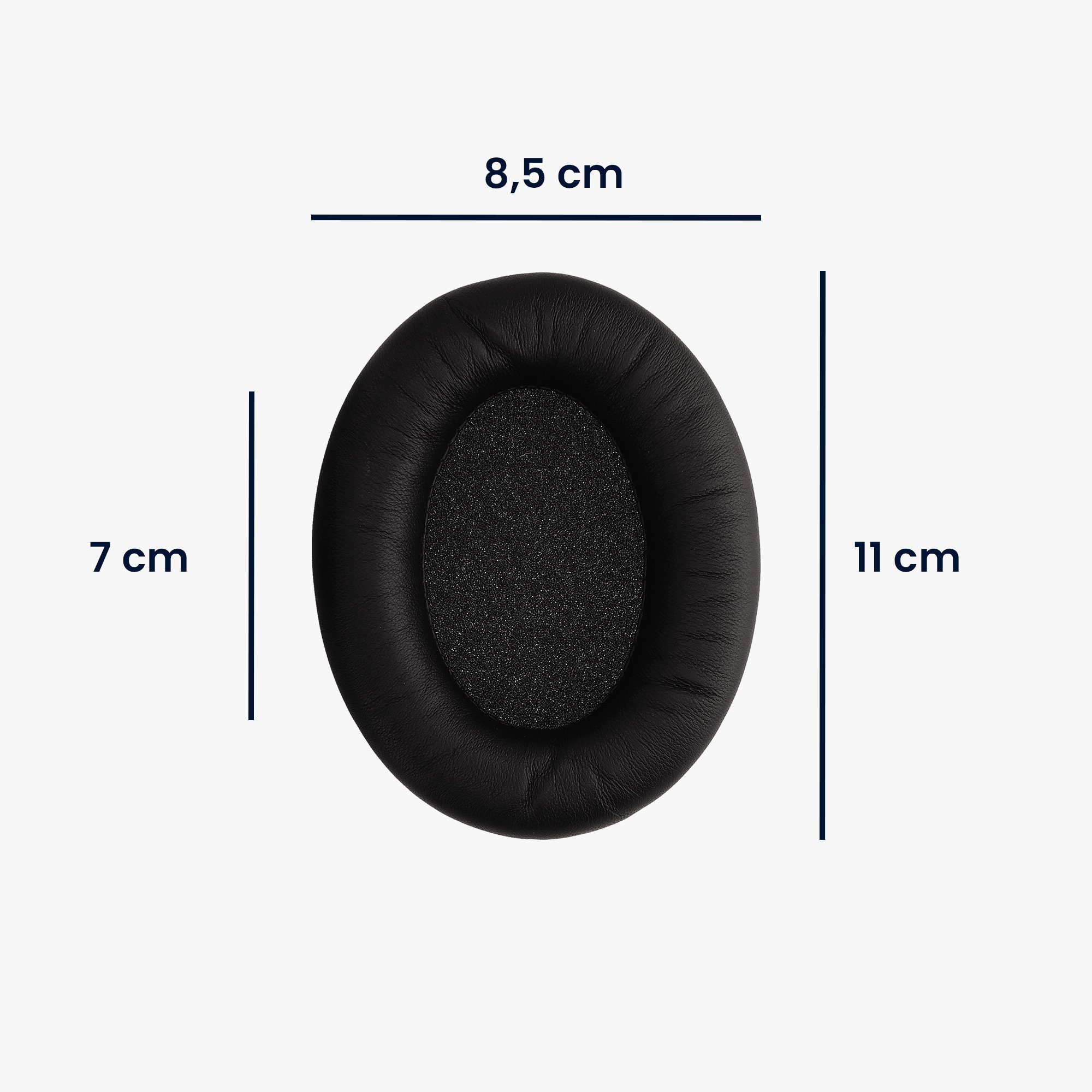 für Kunstleder Ear Ohr kwmobile Kopfhörer HD555 Polster für Over HD518 Headphones) / 2x HD595 Ohrpolster / Polster (Ohrpolster - / HD515 Sennheiser