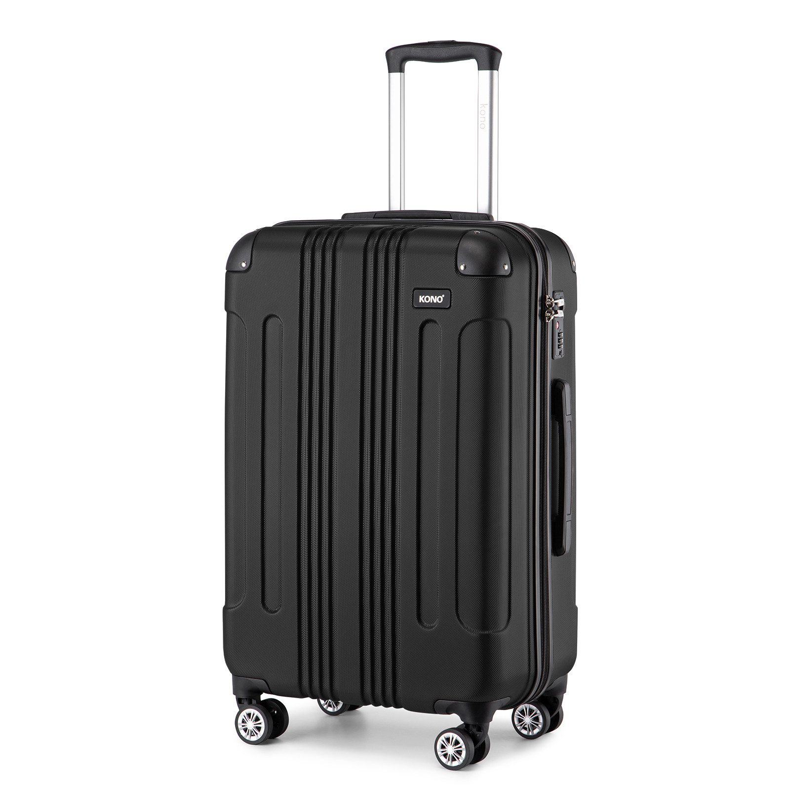 KONO Handgepäck-Trolley Panda-Design Hartschalen-Koffer mit 360°-Drehrollen günstig online kaufen