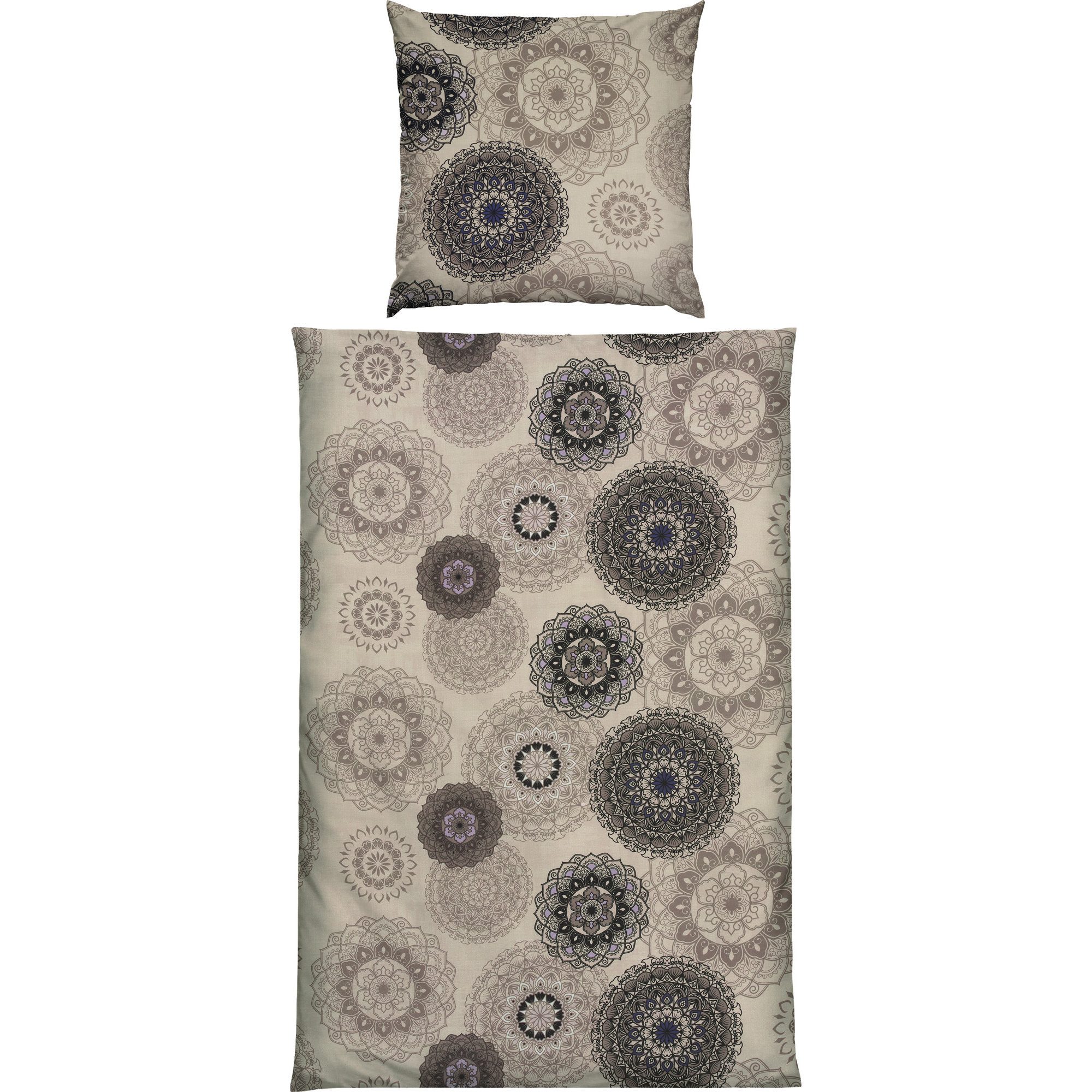 Erwin Müller Bettwäsche Bettwäsche Sparpaket 4-teilig, Mako-Satin, Ornament günstig online kaufen