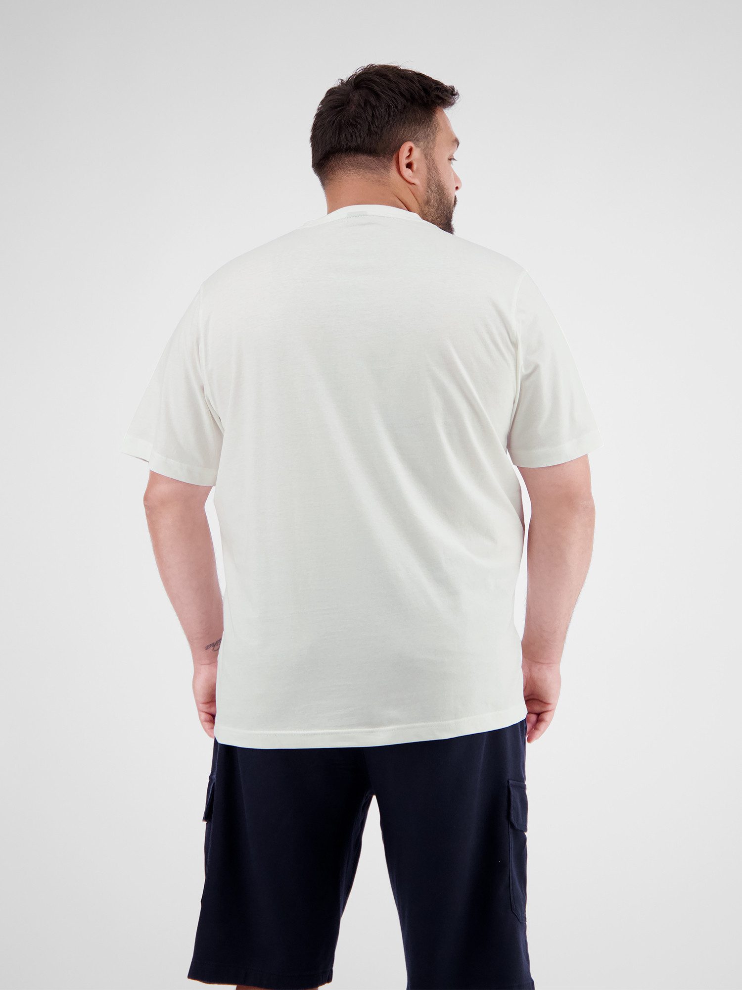 LERROS T-Shirt "LERROS Herren T-Shirt mit Brustprint" günstig online kaufen