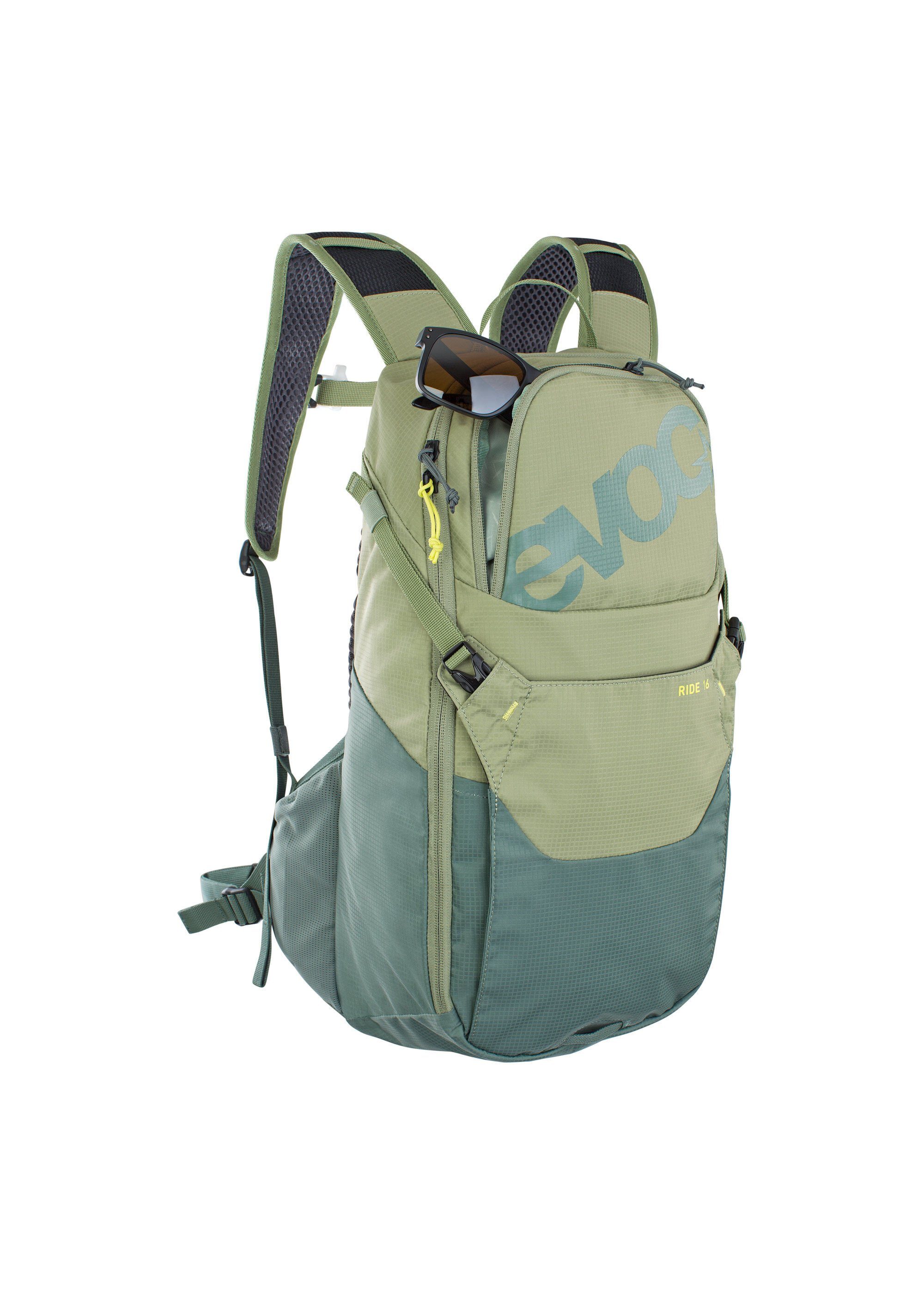 EVOC Cityrucksack RIDE 16 (Kein Set, 1-tlg), mit Helmhalterung