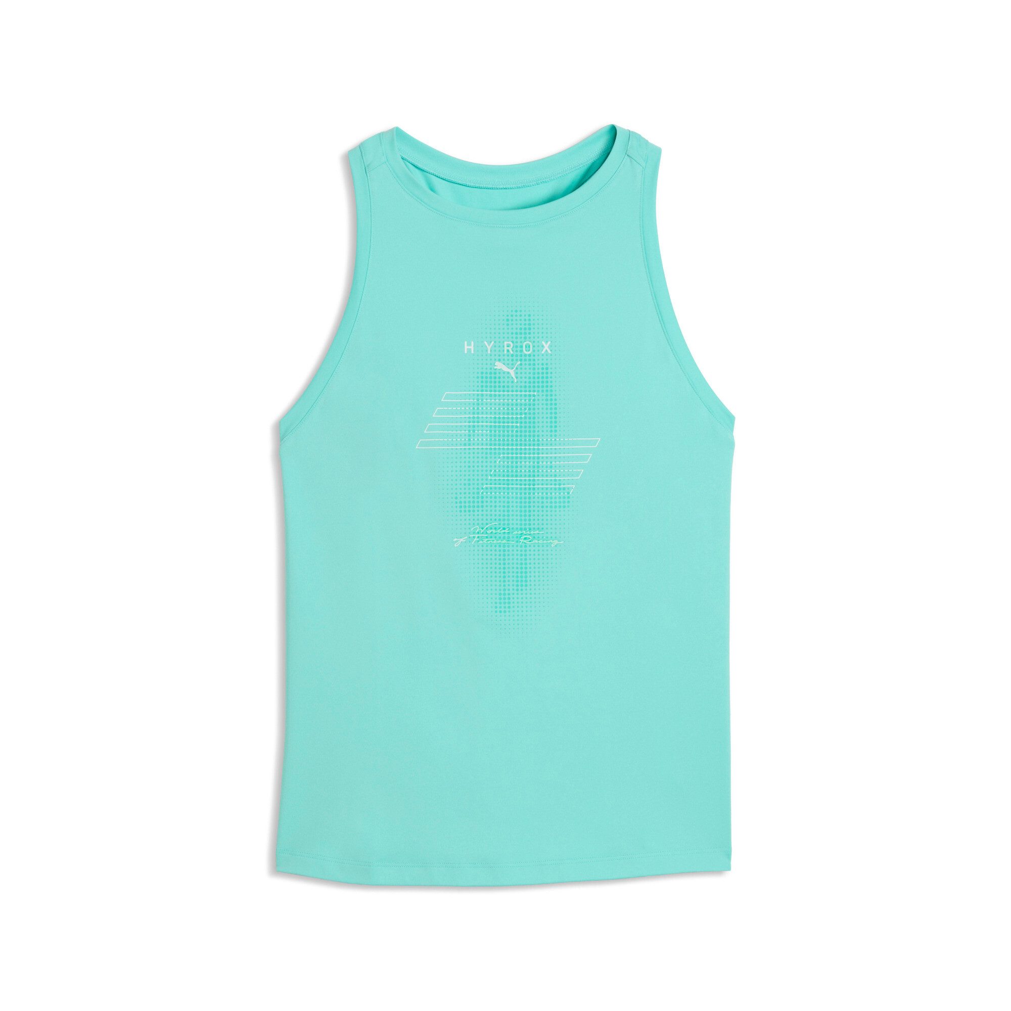 PUMA Tanktop W X HYROX CLOUDSPUN RACERBACK TANK mit Rundhalsausschnitt, ärmelloses Design, Regular Fit, normale Länge