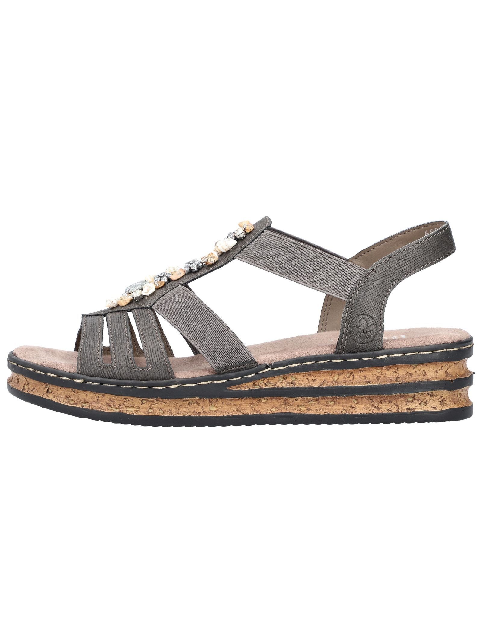 Rieker Sandalen Lederimitat . Riemchensandalette