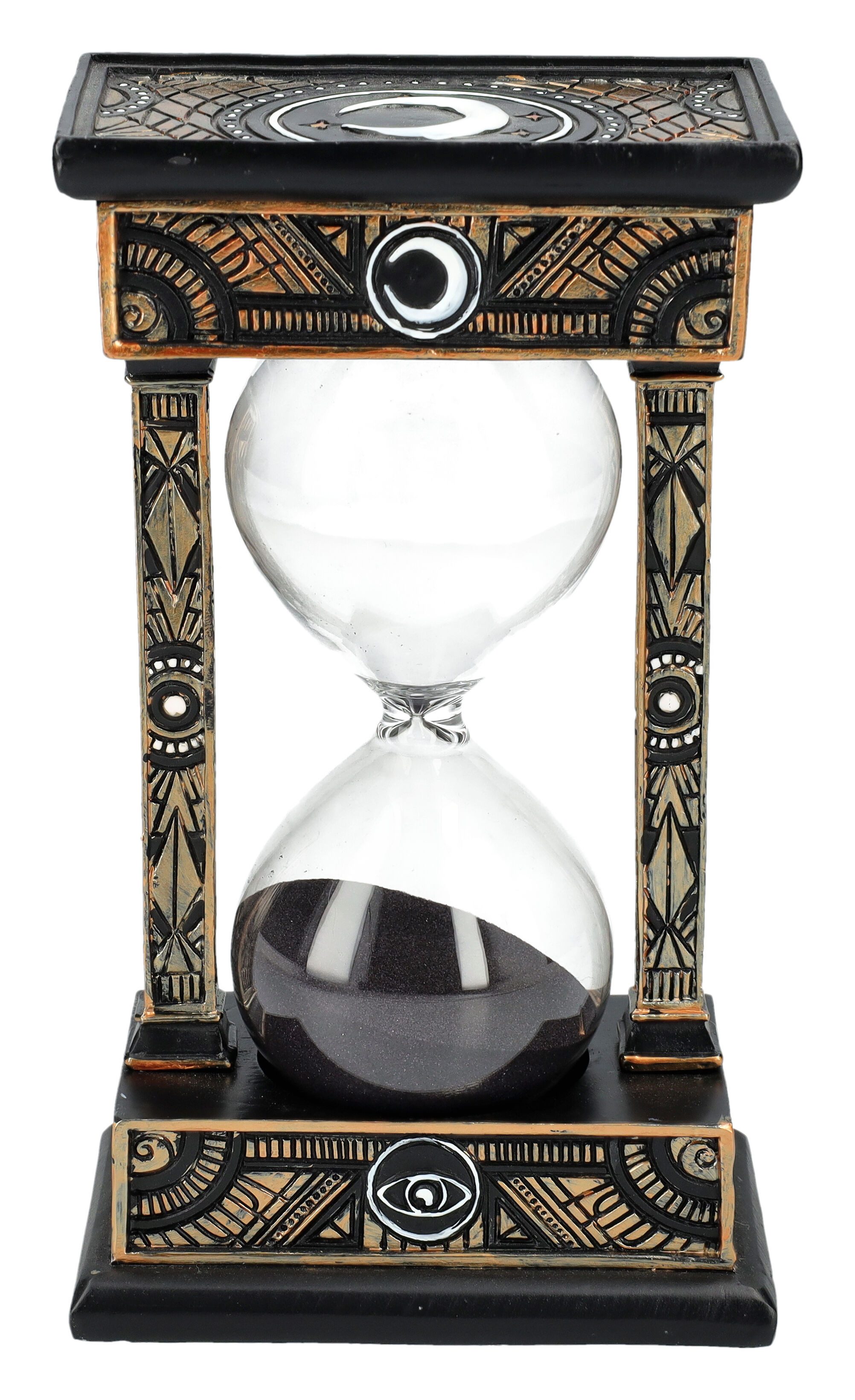 Figuren Shop GmbH Sanduhr Sanduhr - Mystische Zeit der Wicca - magische Tischsanduhr Dekoration