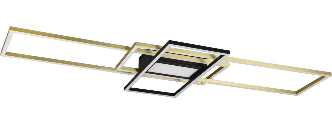 TRIO Leuchten Deckenleuchte Trio Leuchten LED Deckenleuchte Irvine, Inkl. Leuchtmittel, Dimmbar ohne Bewegungsmelder