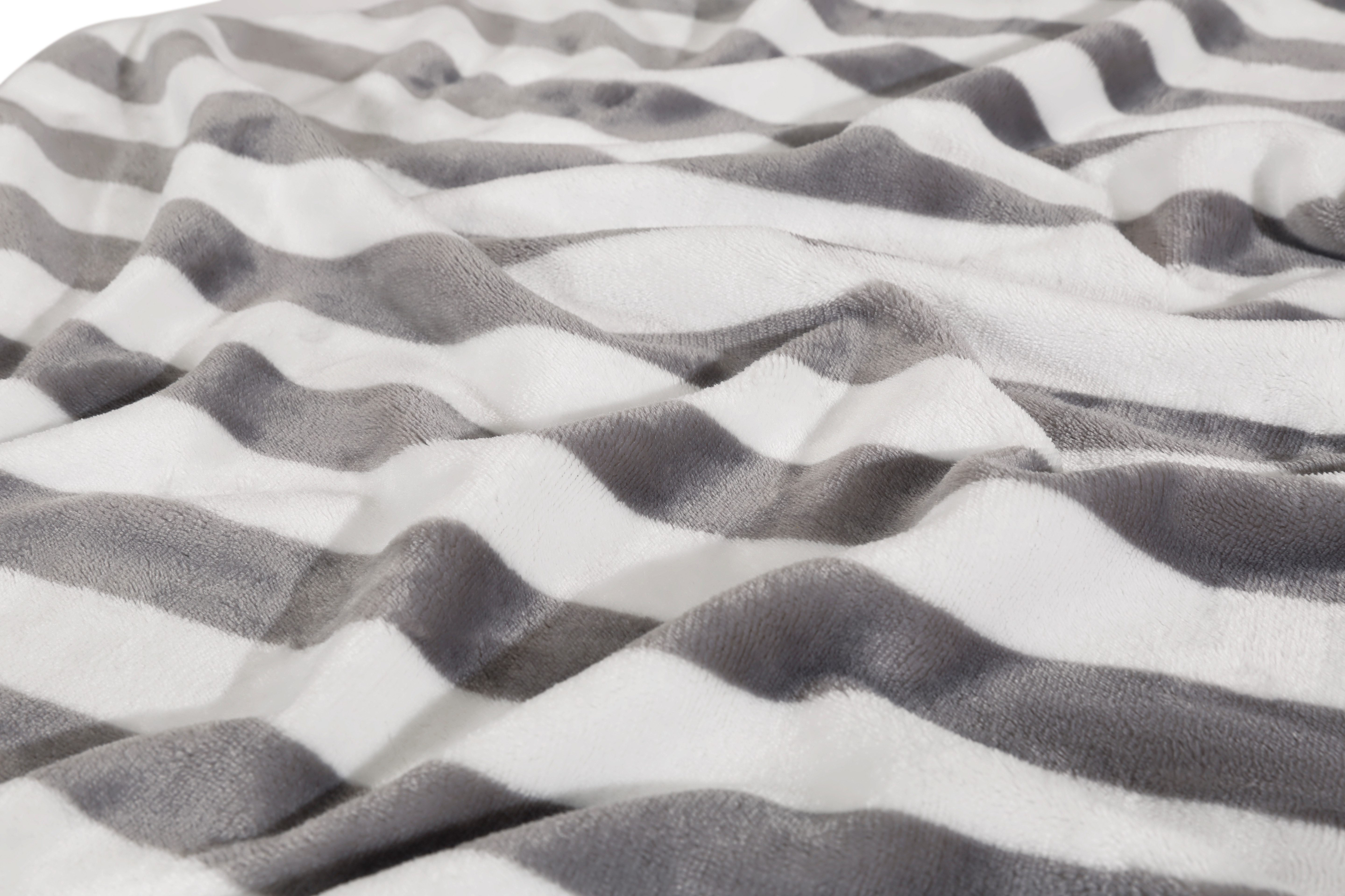 OTTO home Wendebettwäsche Greta in verschiedenen Qualitäten, Fleece, 2 teilig, Bettwäsche mit Streifen, ab 135x200 cm, NEU: auch in Fleece Qualität – Bild 3 von 3