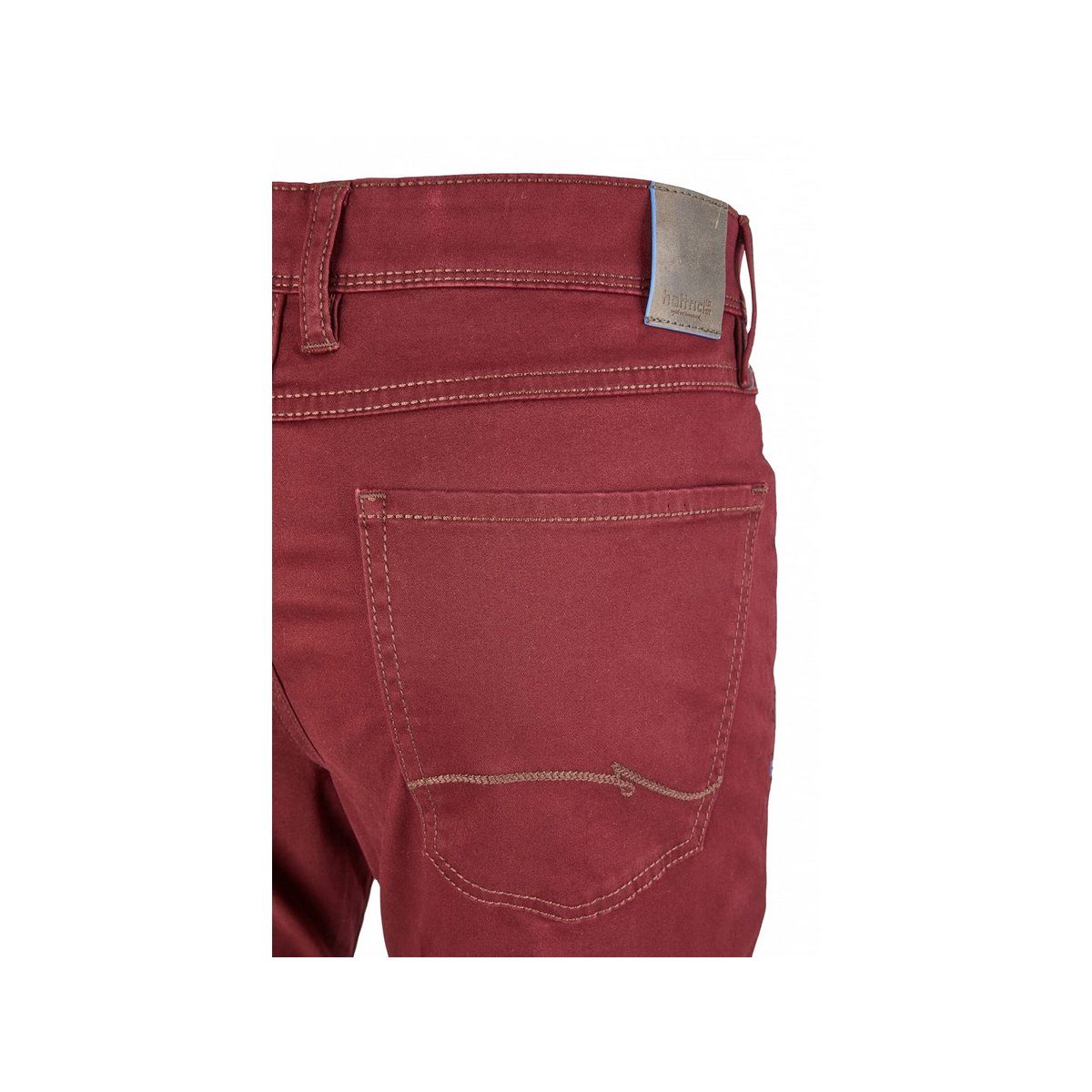 Hattric (1-tlg) 5-Pocket-Jeans bordeaux