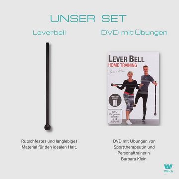 Winch Kompakthantel Leverbell-Balance SET für Ihr Kraft-Koordinationstraining, (mit Trainings-DVD)
