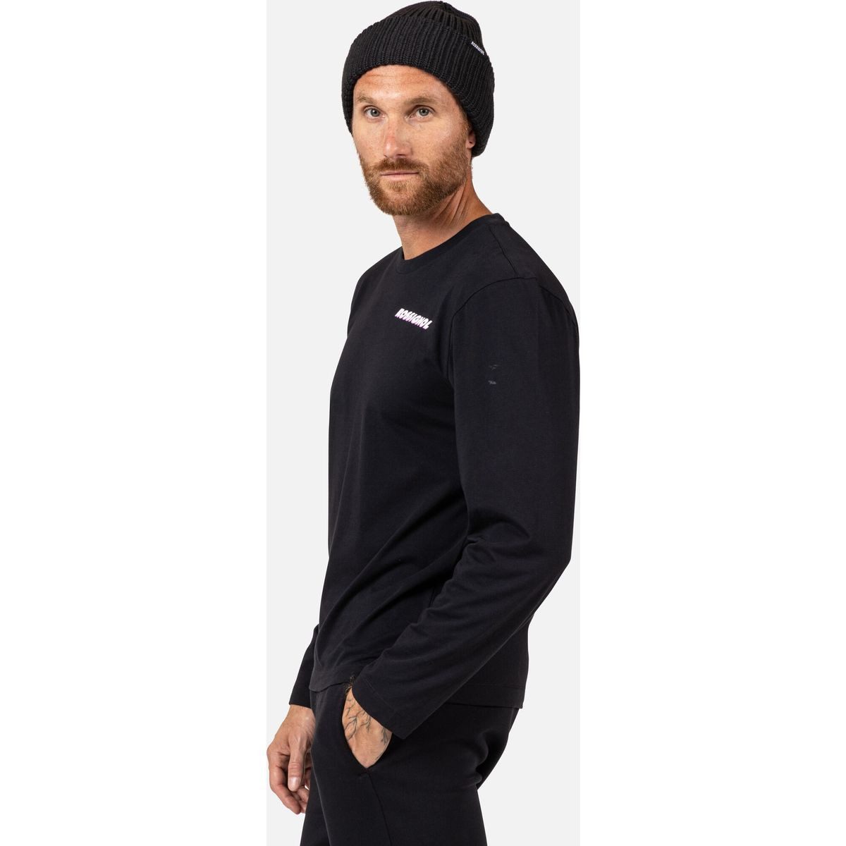 Rossignol Funktionsshirt Long Sleeve Tee Weiches, nachhaltiges Langarmshirt aus Bio-Baumwolle mit regulärer