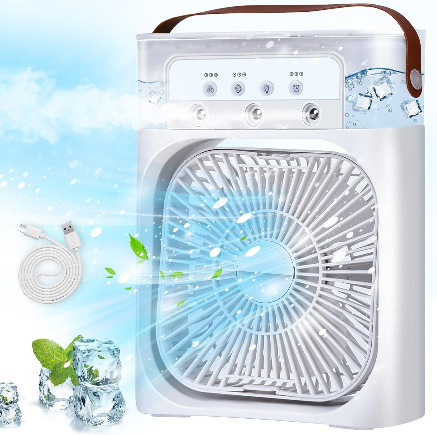 Good Times Tischventilator Mini Luftkühler mit günstig online kaufen