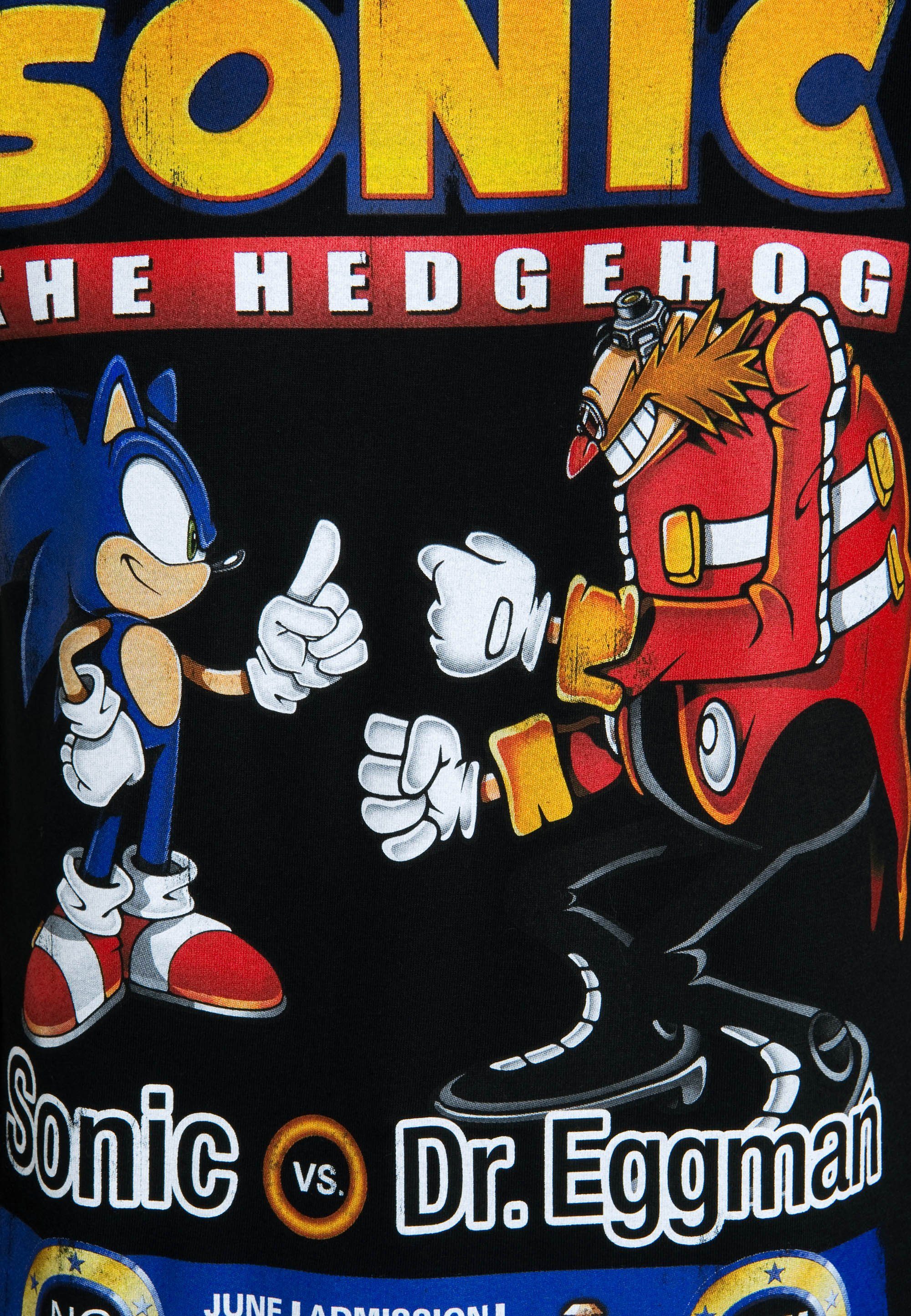 LOGOSHIRT T-Shirt Sonic vs. Dr. Eggman mit lizenziertem Originaldesign