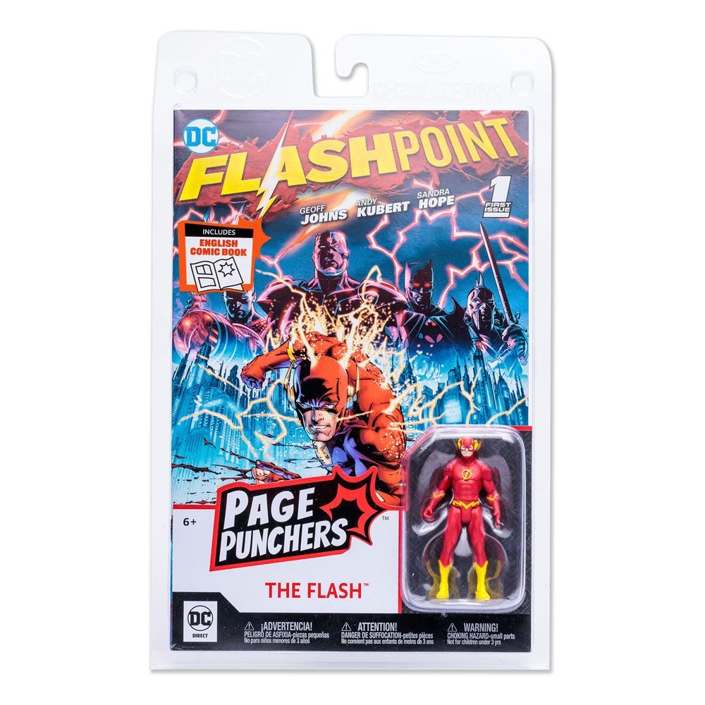 McFarlane Toys Actionfigur DC The Flash - Figure Page Punchers Comic Flashpoint 8 cm