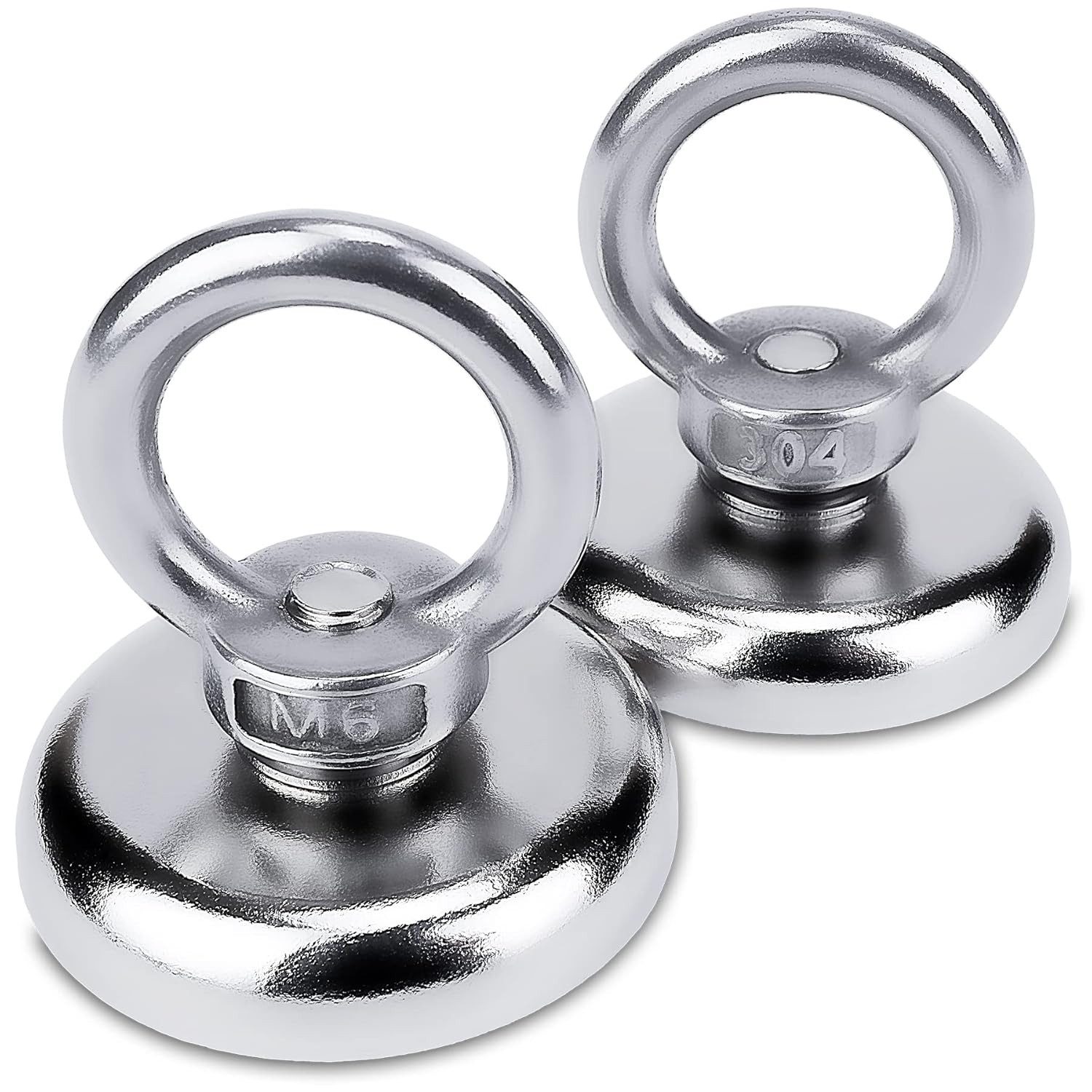 FELIXLEO Magnethalter 2 Stk Extrem Starke Magnete 125 kg Traglast Magnethaken (1-St)