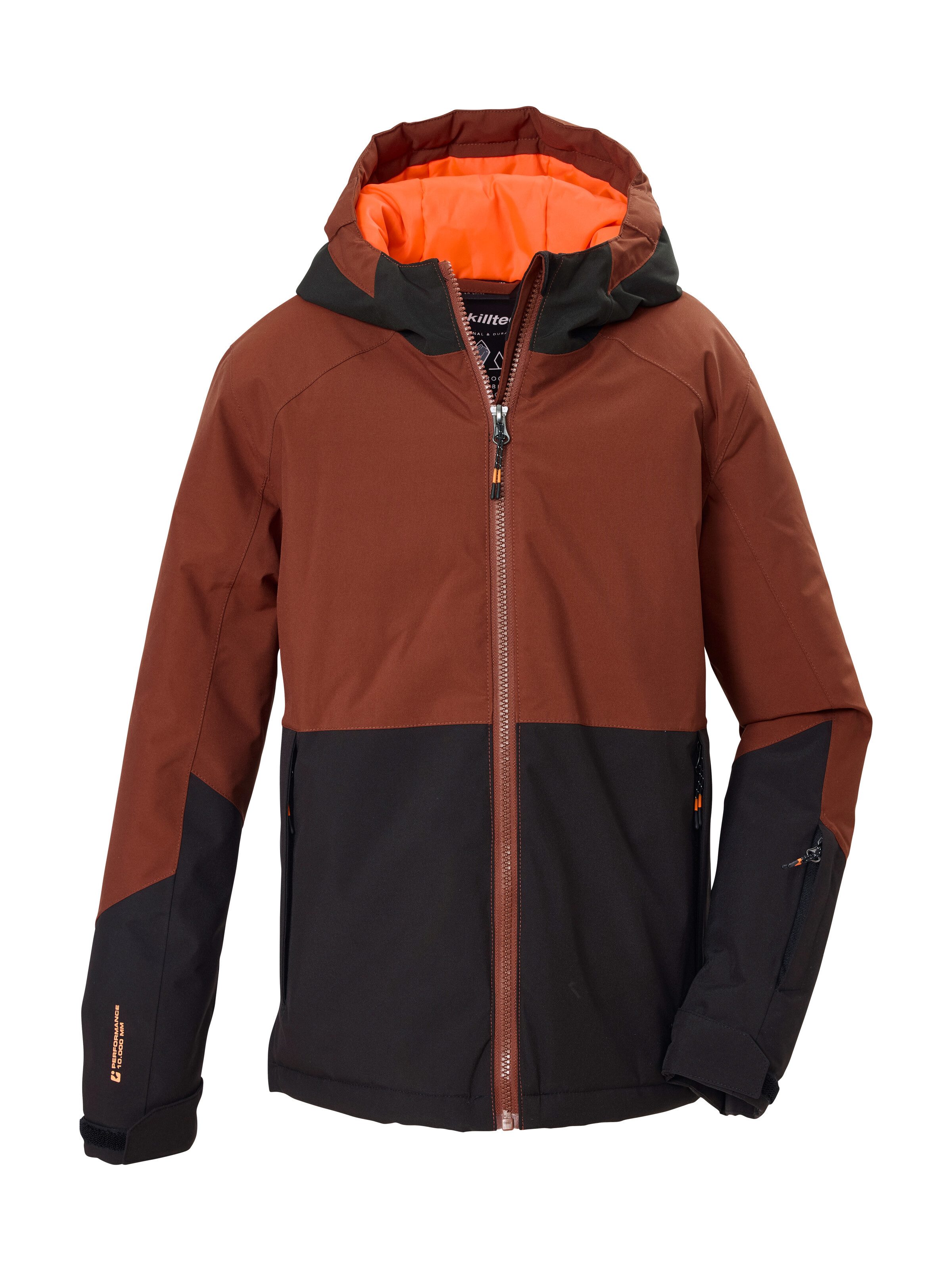 Killtec Skijacke KSW 205 BYS SKI JCKT Zweifarbige, wasserdichte, atmungsaktive Skijacke mit Extras