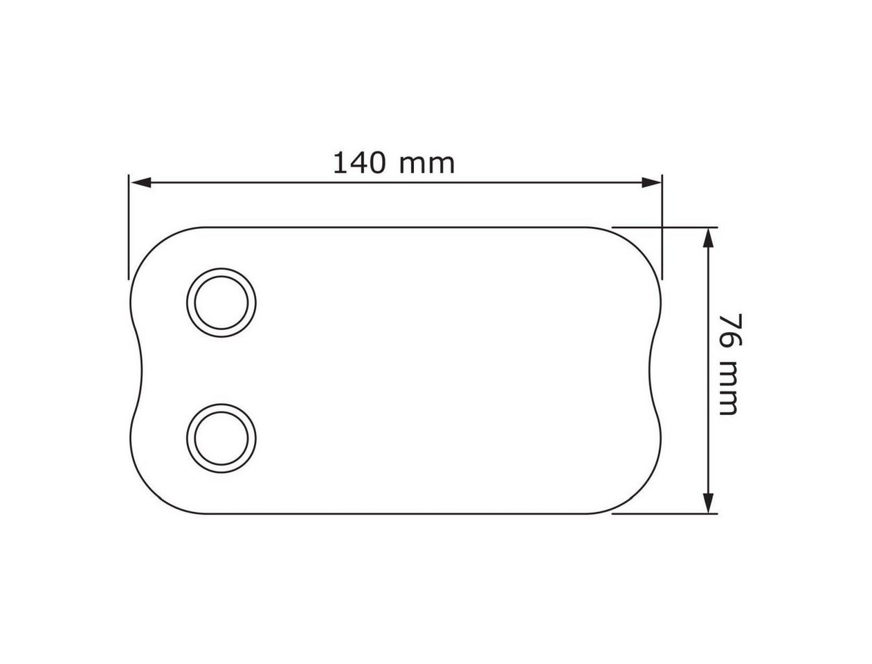 Thumbnail - Bravios Briefkasten Klingeltaster Longcircle for Two Rost