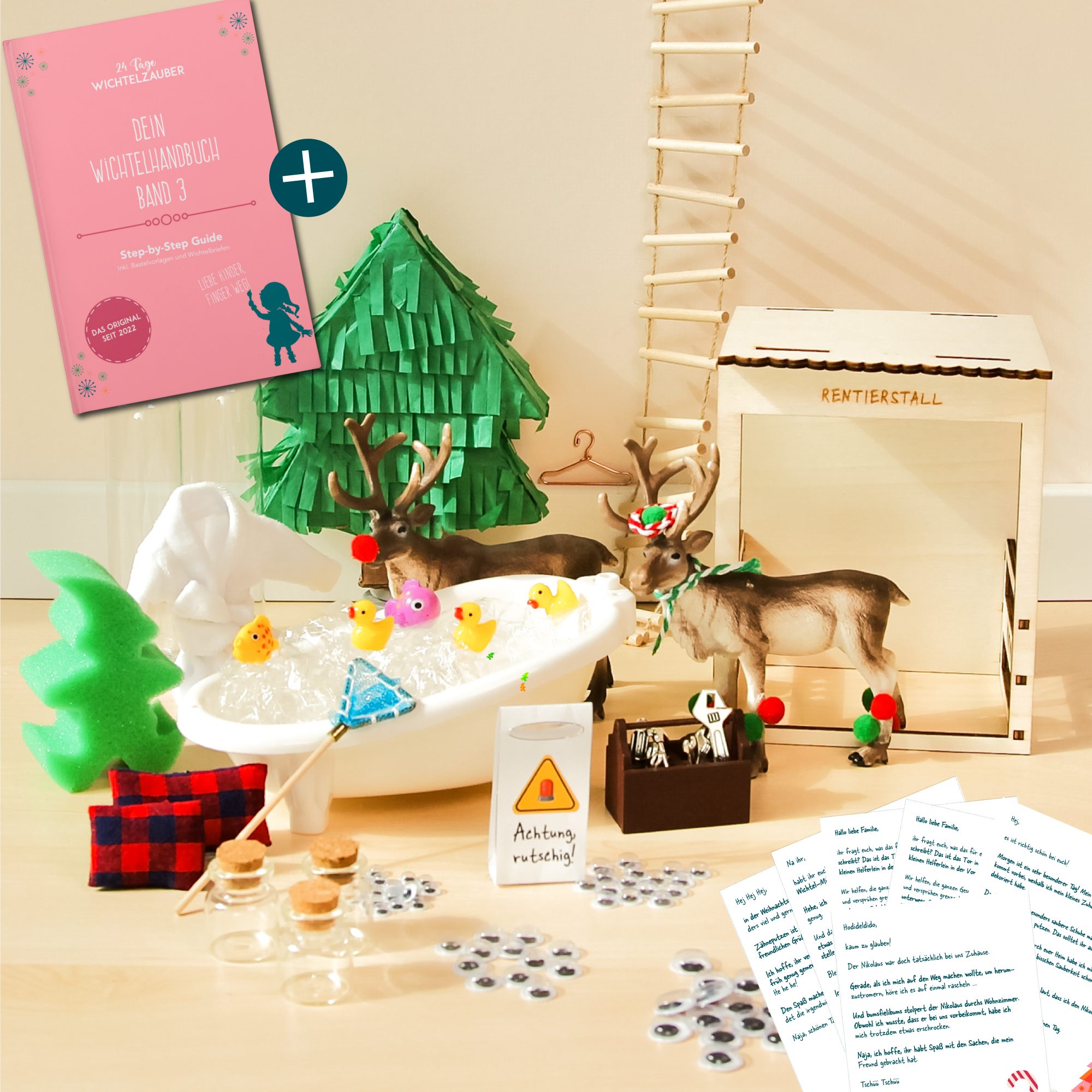 24 Tage Wichtelzauber Spielzeug-Adventskalender Wichtel Zubehör günstig online kaufen