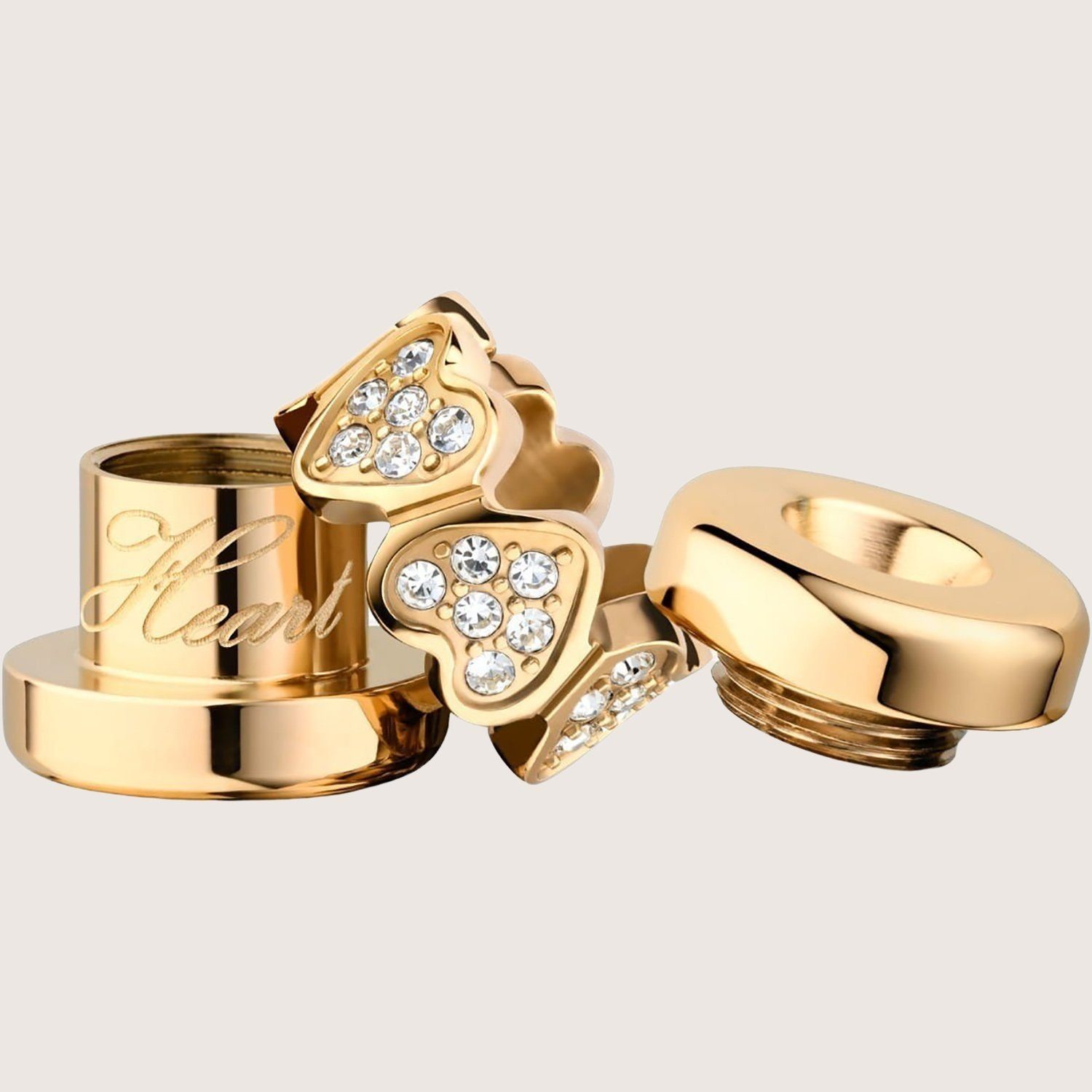 BERING Damen Charm Soulmate-1 In Gold – Minimalistischer Schmuck Aus Dänischem Design