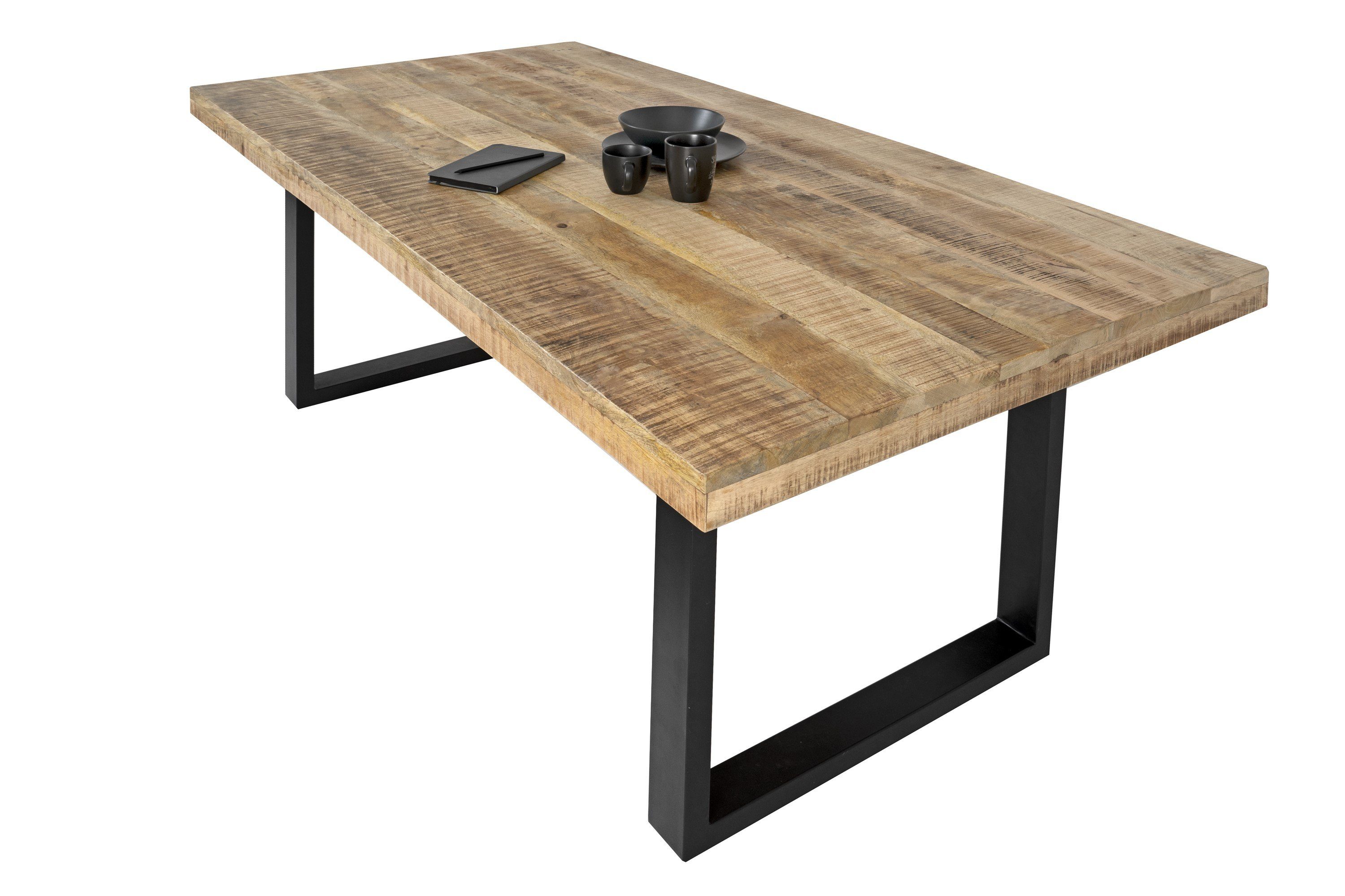SAM® Esstisch Brasilia, Mangoholz, gerade Kante, günstig online kaufen
