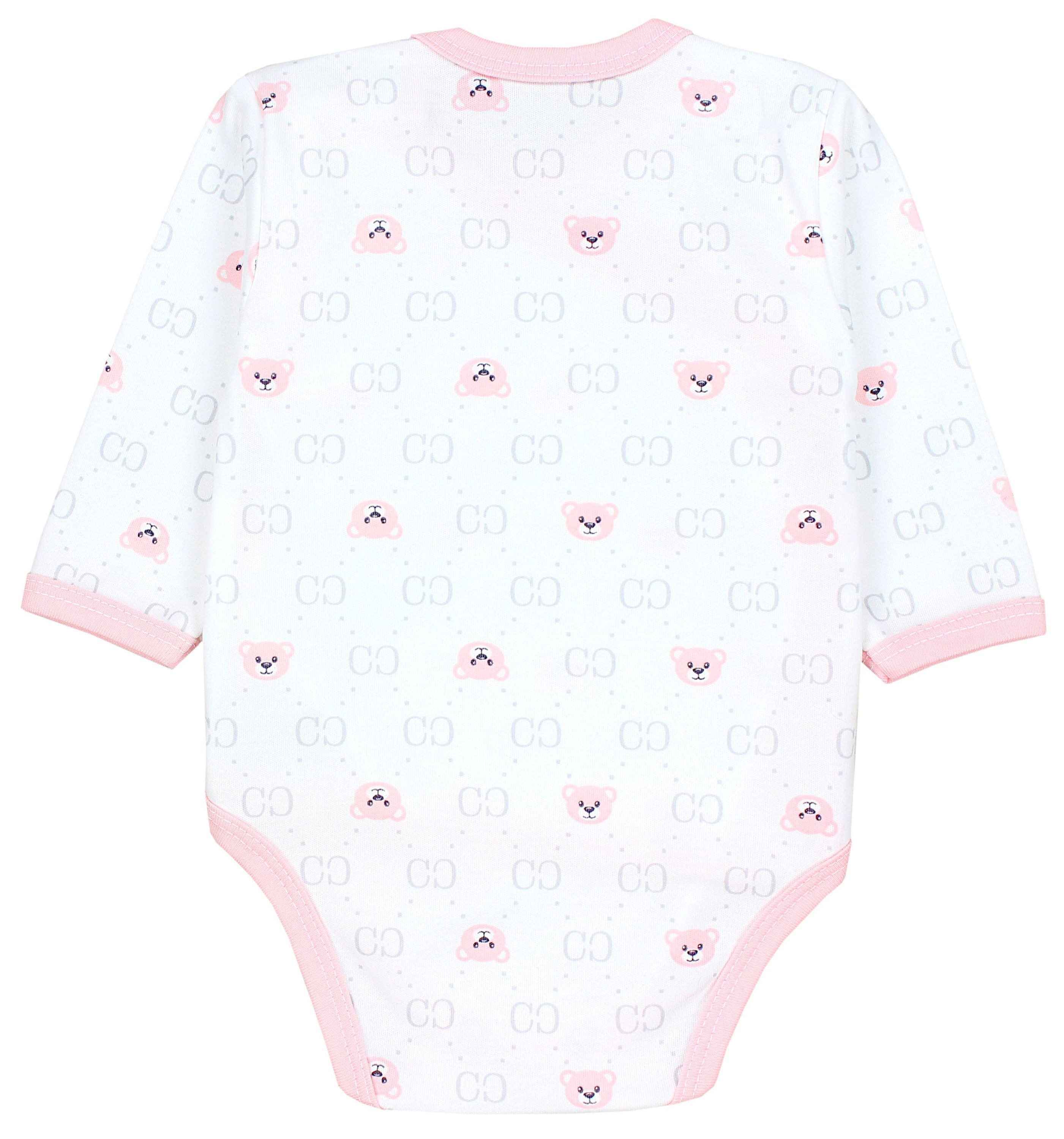 TupTam Langarmwickelbody TupTam Baby Unisex Langarm Wickelbody im 5er Set