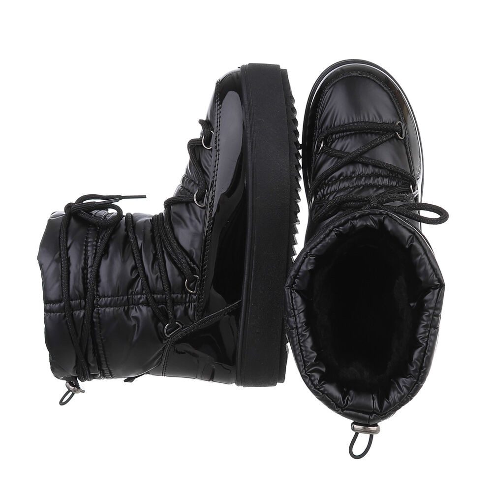 Ital-Design Damen Snowboots Freizeit Snowboots (87531793) Flach Plateaustie günstig online kaufen