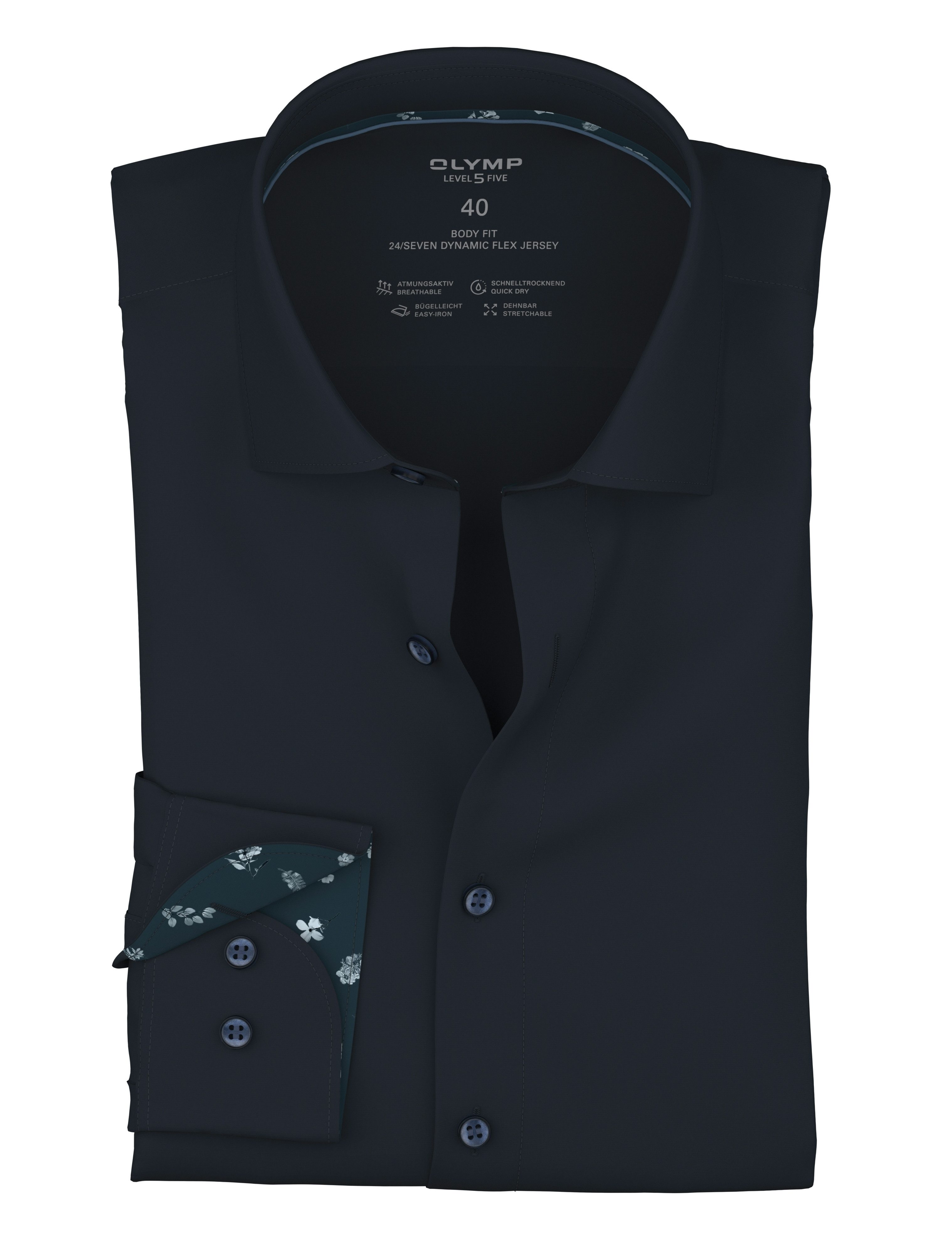 OLYMP Langarmhemd Level Five 24/Seven Businesshemd, body fit, Modern Kentkr günstig online kaufen