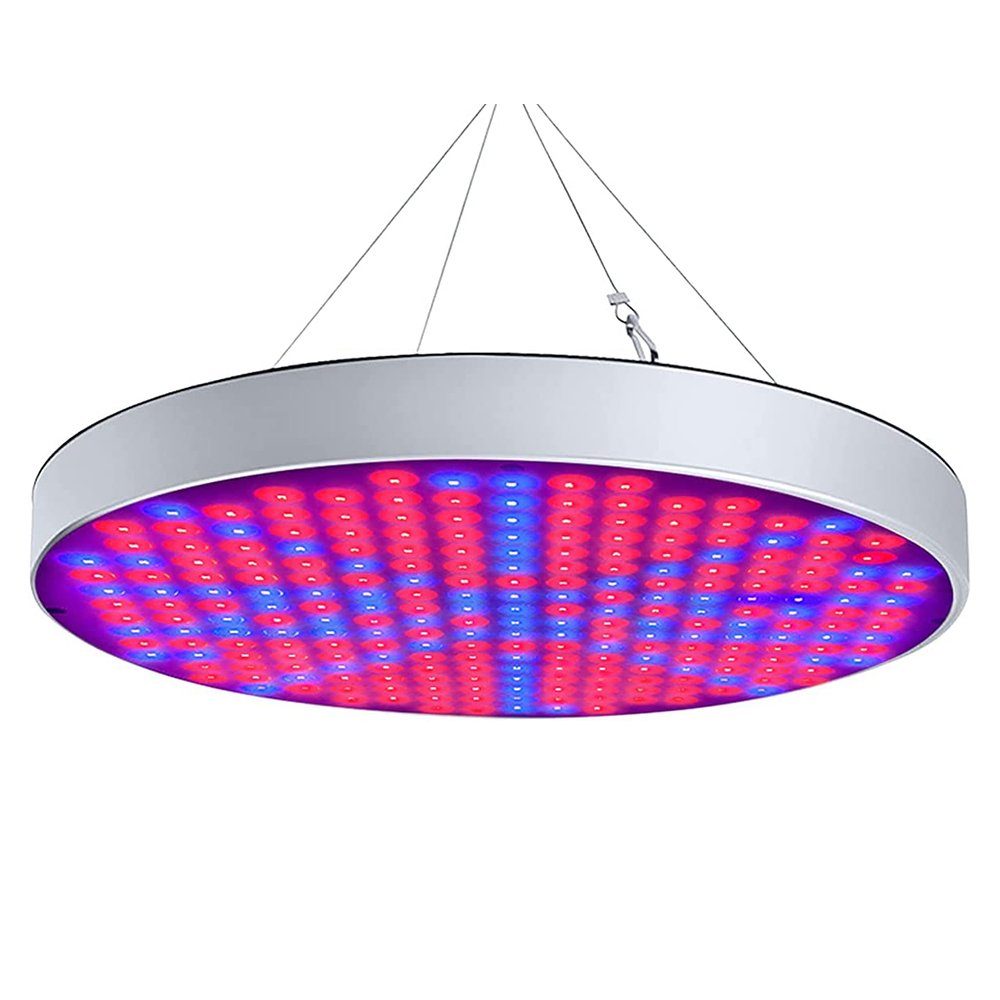 AUFUN Pflanzenlampe 50W 250LEDs Pflanzenlampe mit Rot Blau IR UV, LED
